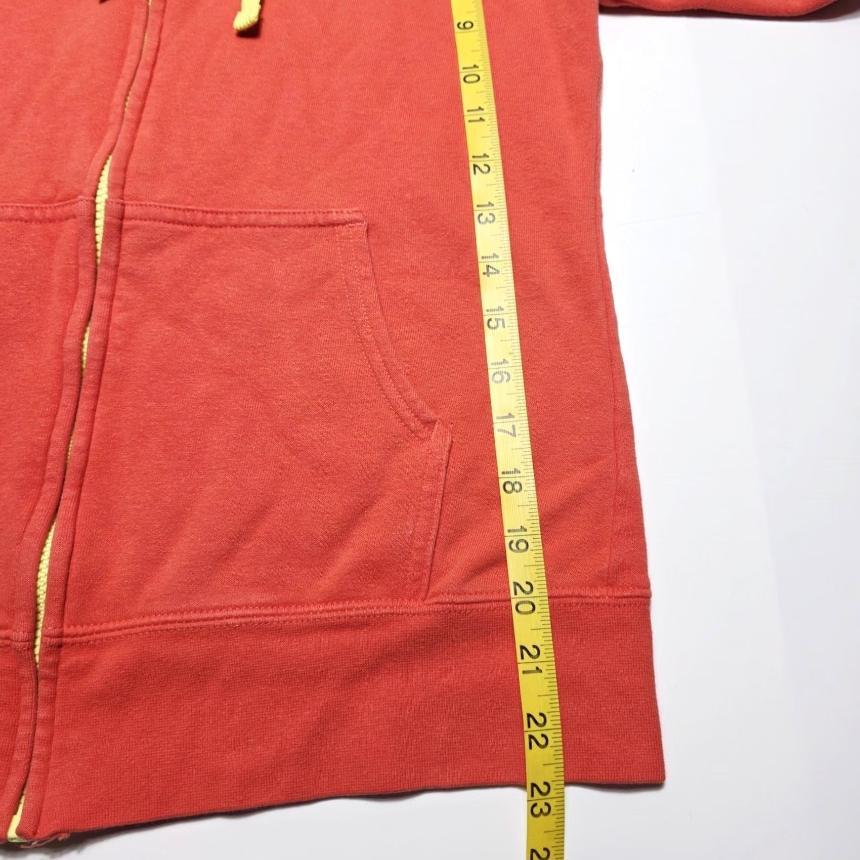 The North Face The North Face Hoodie Women’s Medium Coral Red Lime Green Logo Full Zip Pockets Womens Size M / US 6-8 / IT 42-44 - 4 Thumbnail