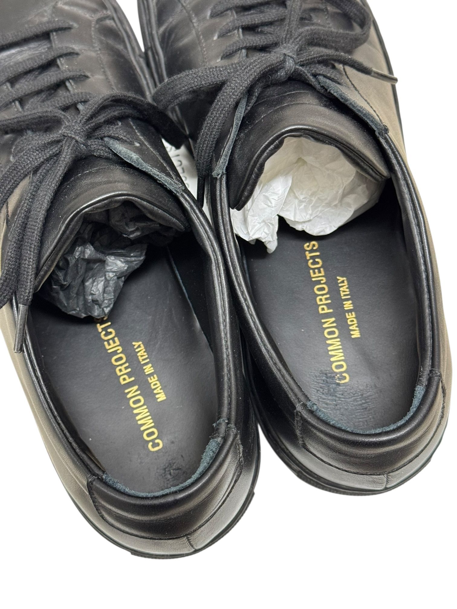 Common Projects Common Projects Black Achilles Low Top Sneakers Size US 7 / EU 40 - 6 Thumbnail