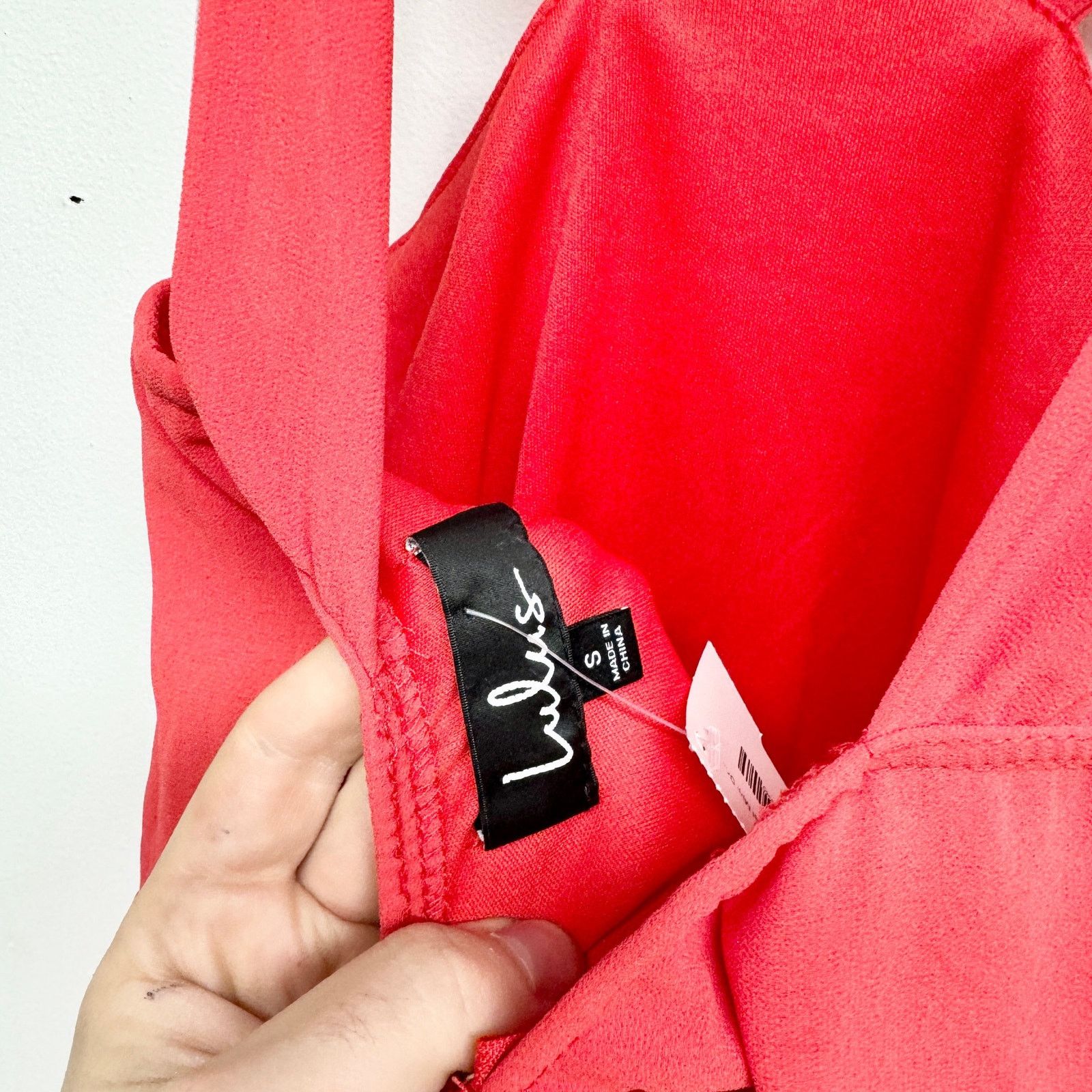 Other Lulus Flowy Forevermore Skater Mini Dress in Coral Red Small Size S / US 4 / IT 40 - 3 Thumbnail