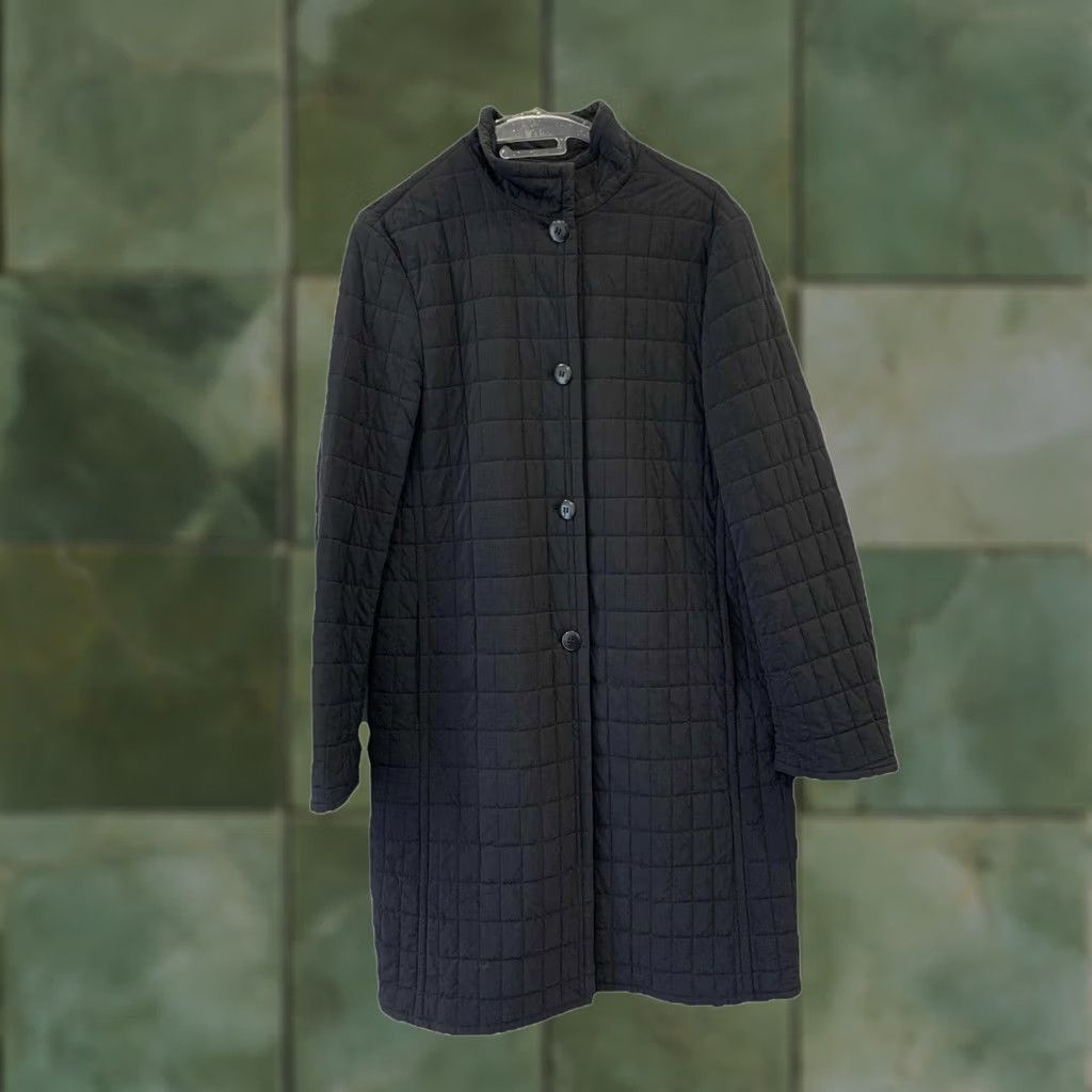 Max Mara VINTAGE Weekend Max Mara Quilted Coat Black 42 US 10 Women’s Coat Size L / US 10 / IT 46 - 1 Thumbnail