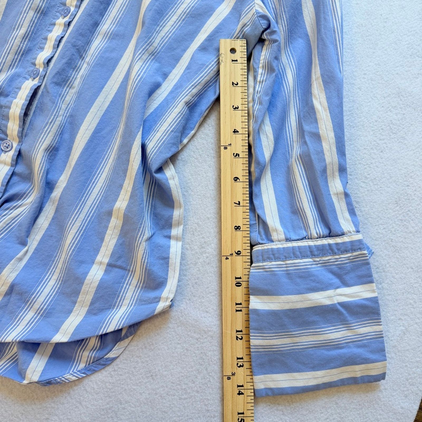 Other Who what wear cotton Button blouse mandarin collar coastal Size S / US 4 / IT 40 - 8 Thumbnail