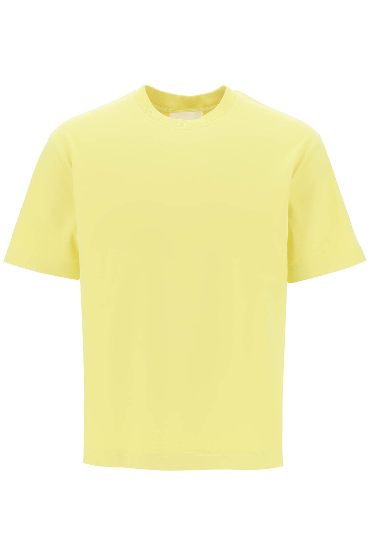 image of Closed Crew-Neck T-Shirt in Primary Yellow, Men's (Size Small)