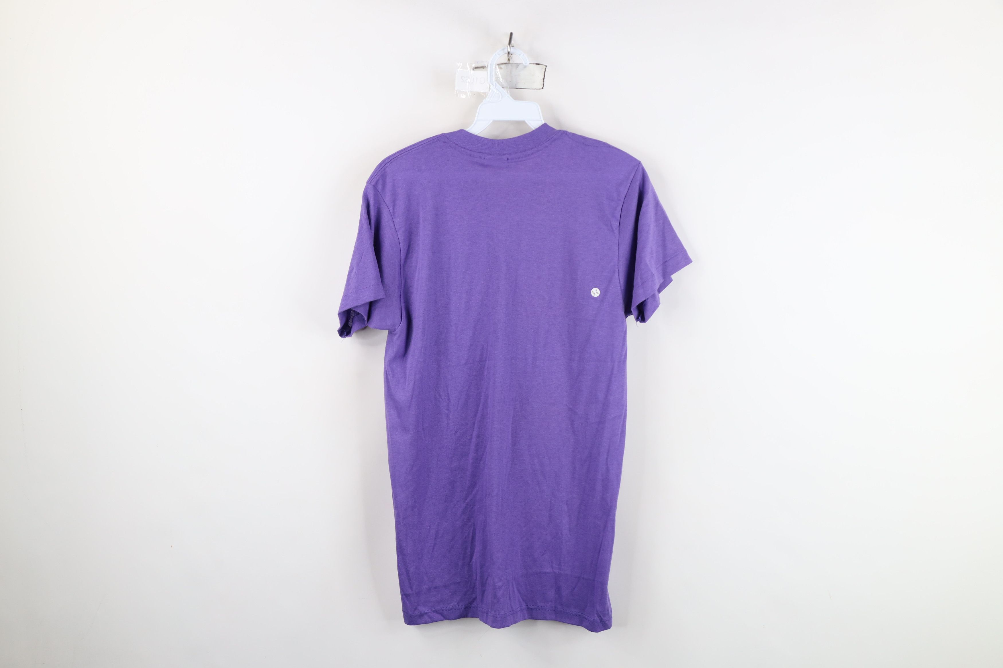 Vintage Deadstock Vintage 70s Streetwear Pocket T-Shirt Purple USA Size M / US 6-8 / IT 42-44 - 8 Thumbnail