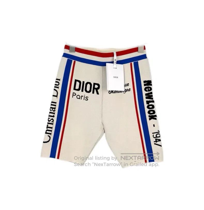 Dior Dior Beige letter cycling shorts Size 42" / US 20 - 1 Thumbnail