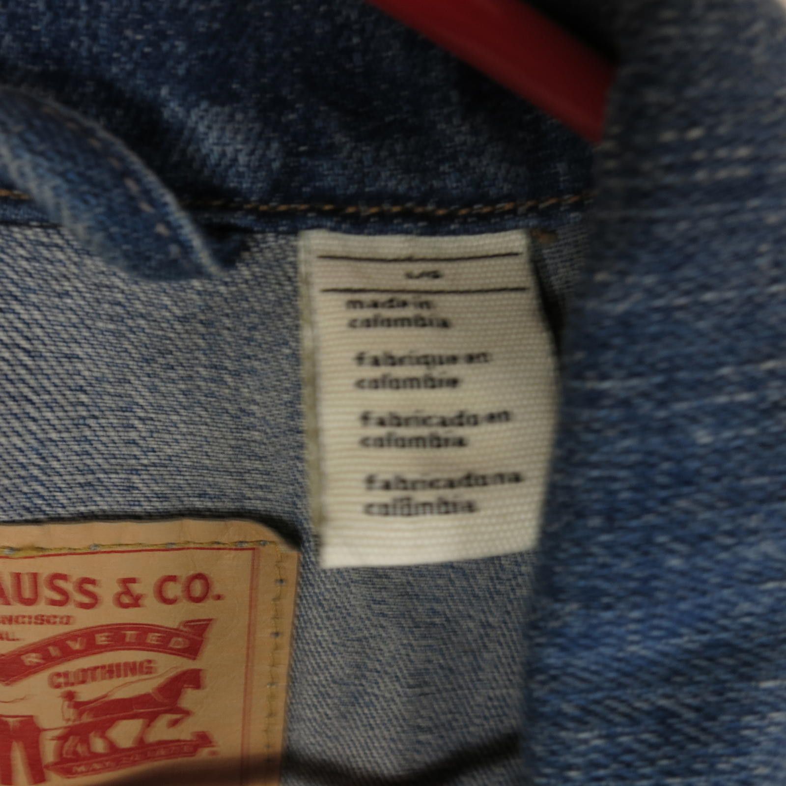 Other Levi’s Trucker Jean Jacket Womens Large Size L / US 10 / IT 46 - 3 Thumbnail