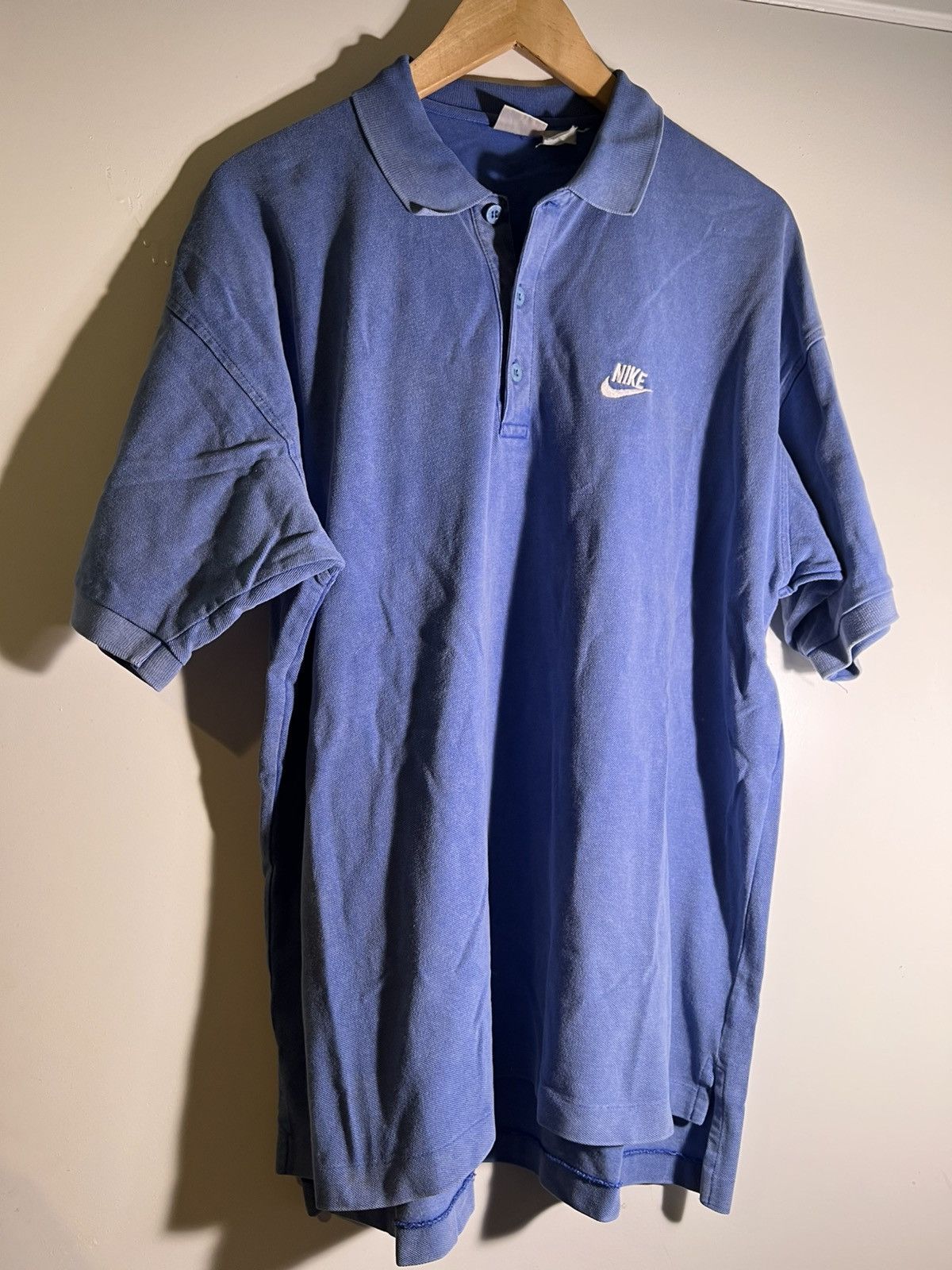 Nike 90’s 2000’s Y2K VTG Vintage Nike Red Tag Blue Golf Shirt Size US L / EU 52-54 / 3 - 1 Thumbnail