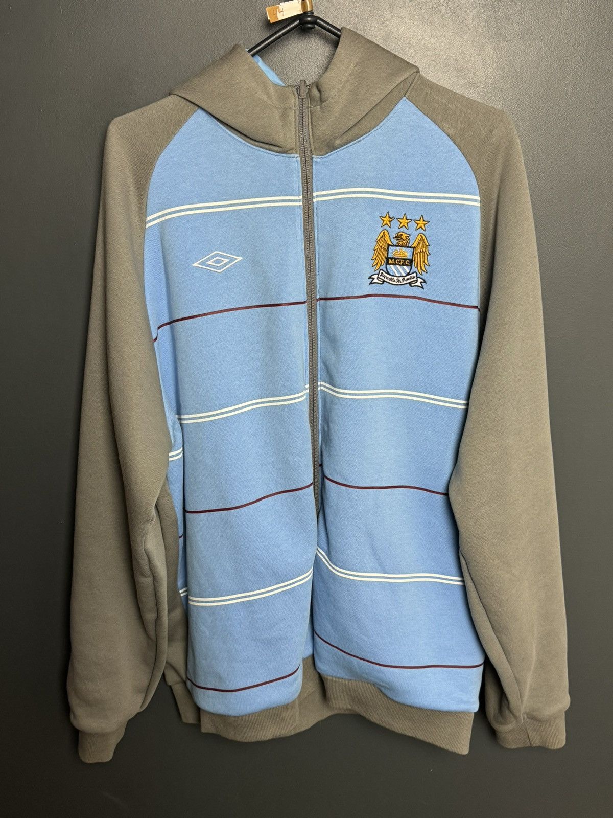 Umbro Manchester City Training Football Double Sided Jacket Size US XXL / EU 58 / 5 - 3 Thumbnail