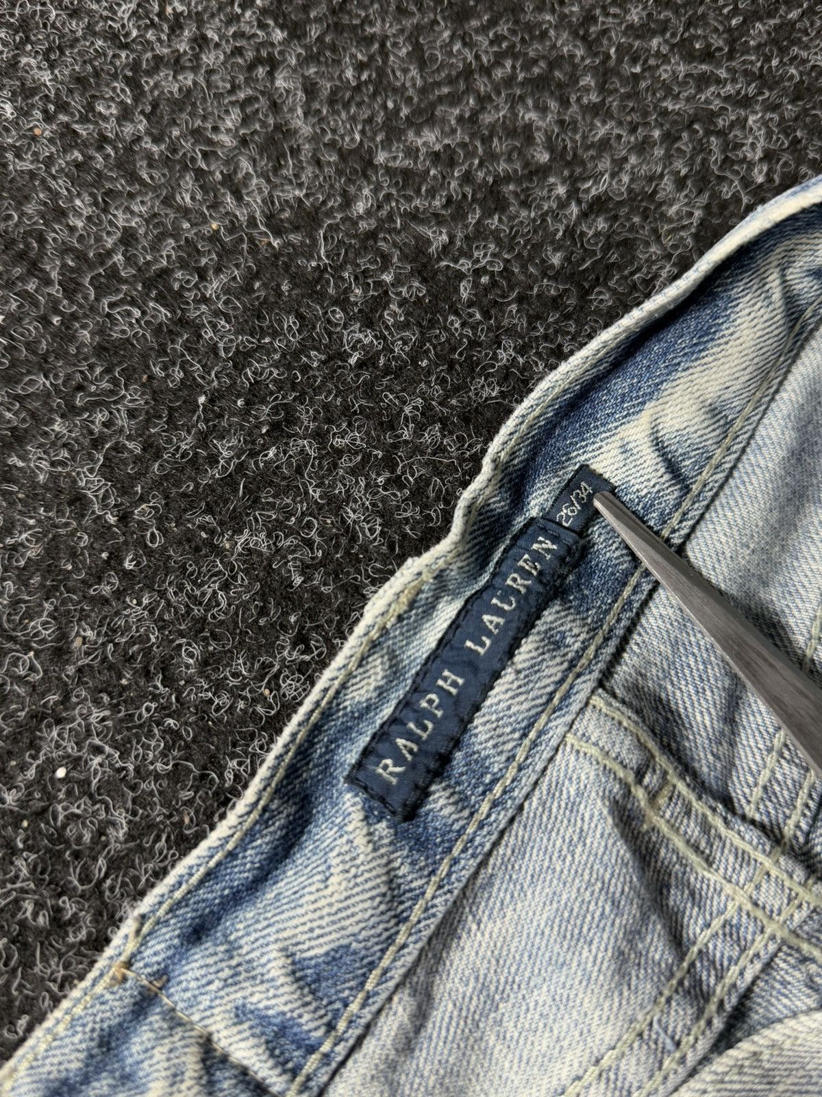 Hysteric Glamour × Polo Ralph Lauren × Vintage Flared Polo Ralph Lauren Vintage 90s Y2K Jeans Pants Size 26" / US 2 / IT 38 - 7 Thumbnail