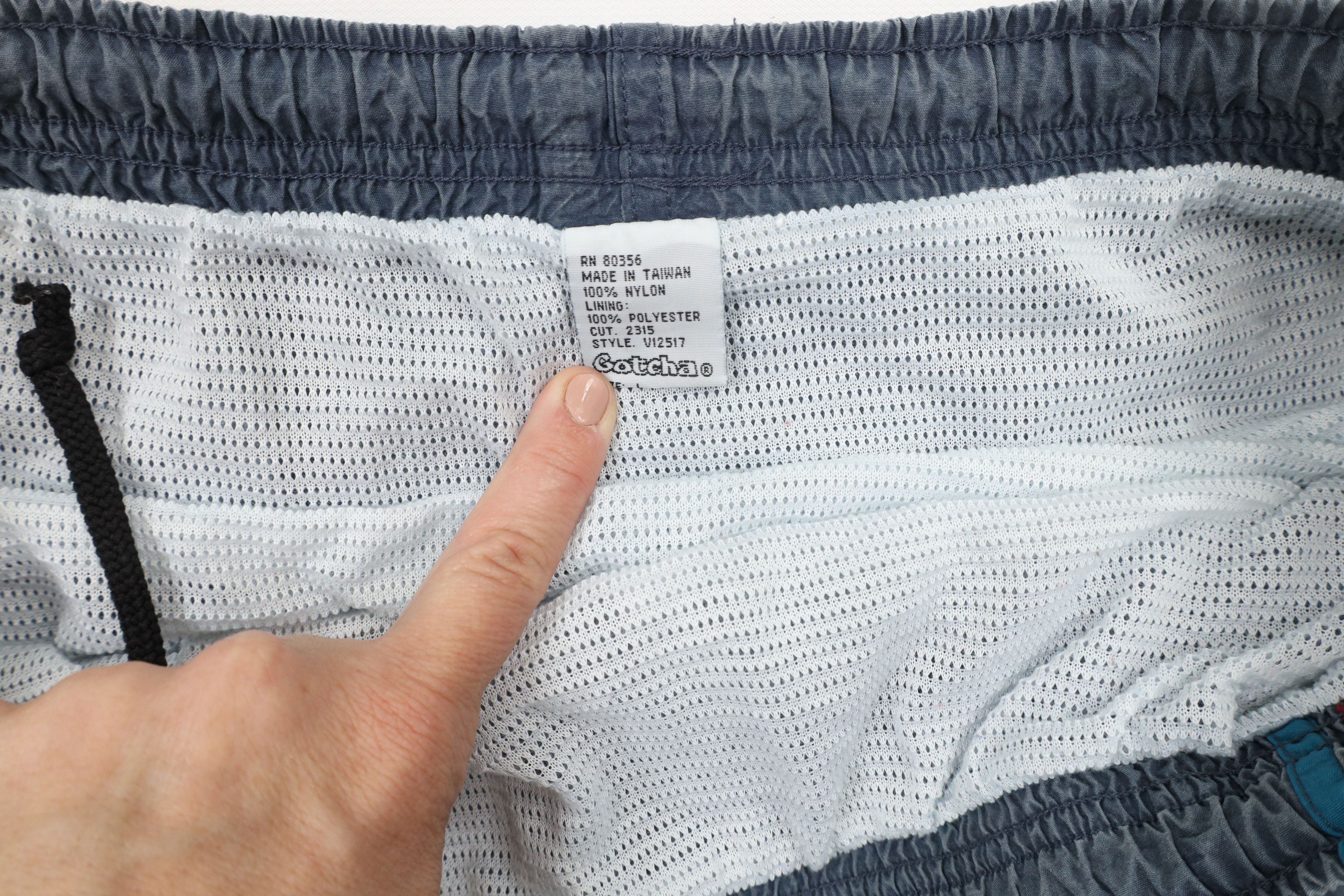 Gotcha × Vintage Vintage 90s Gotcha Surfing Lined Shorts Swim Trunks Blue Size US 34 / EU 50 - 7 Thumbnail