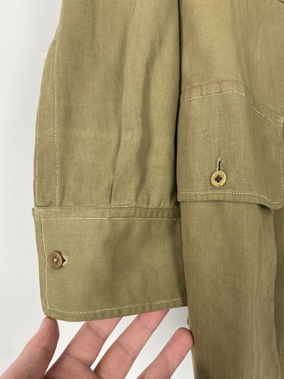 Vintage 1940s Vintage WW2 RAF British Air Force Drill Bush Jacket Size US S / EU 44-46 / 1 - 10 Thumbnail