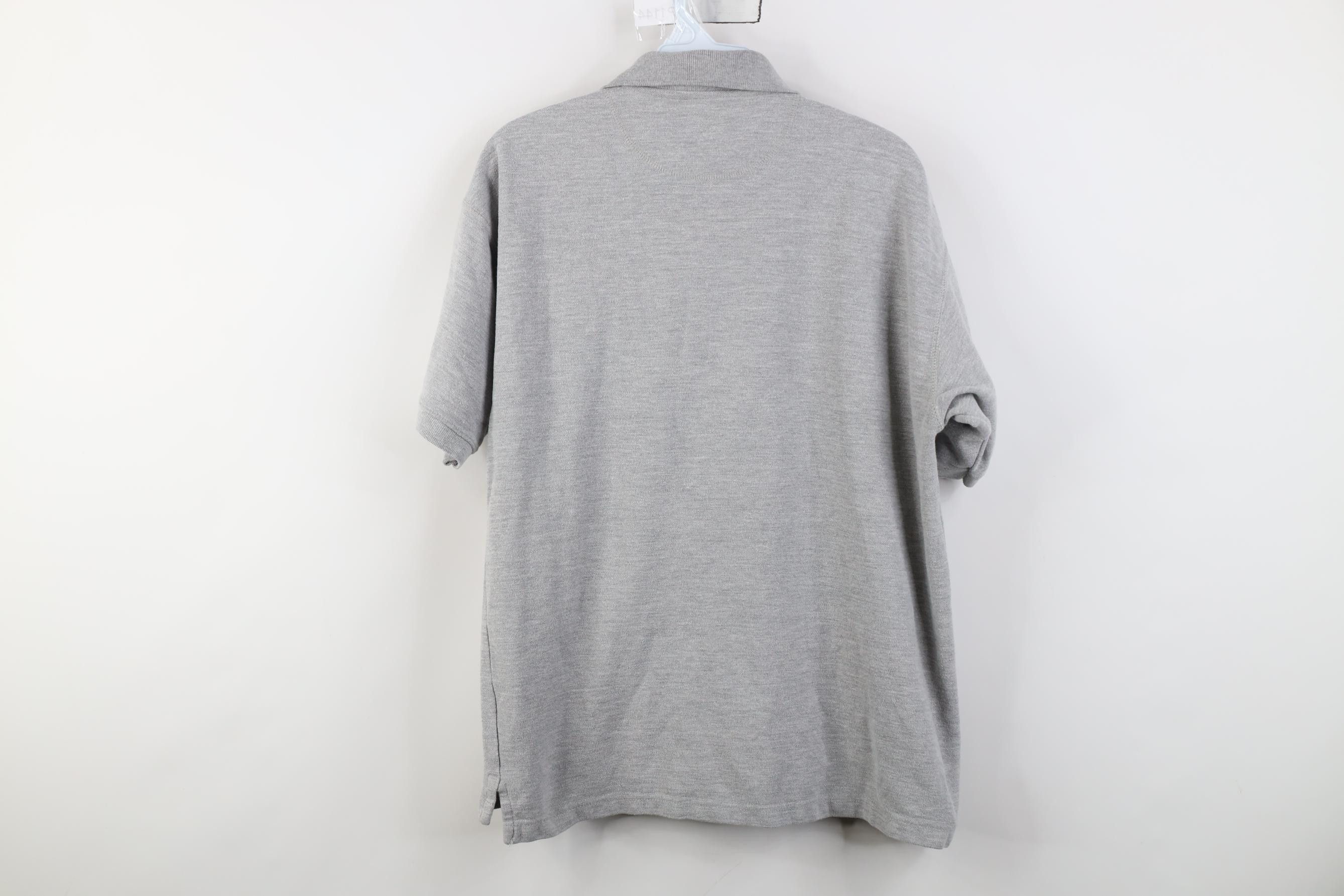 Vintage Vintage 90s Streetwear Collared Golf Polo Shirt Gray Cotton Size US M / EU 48-50 / 2 - 12 Thumbnail