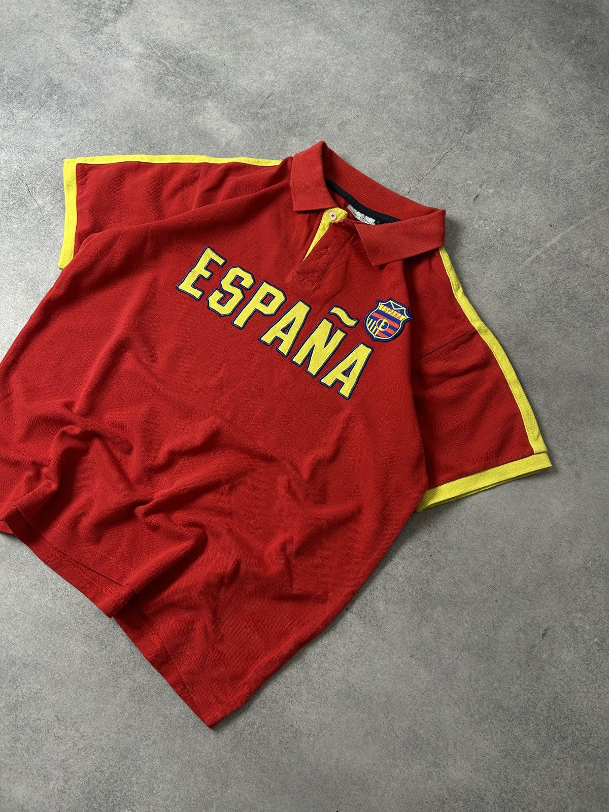 Sterling Ruby Espana big logo polos mens rugby 🏉 Size US L / EU 52-54 / 3 - 2 Thumbnail