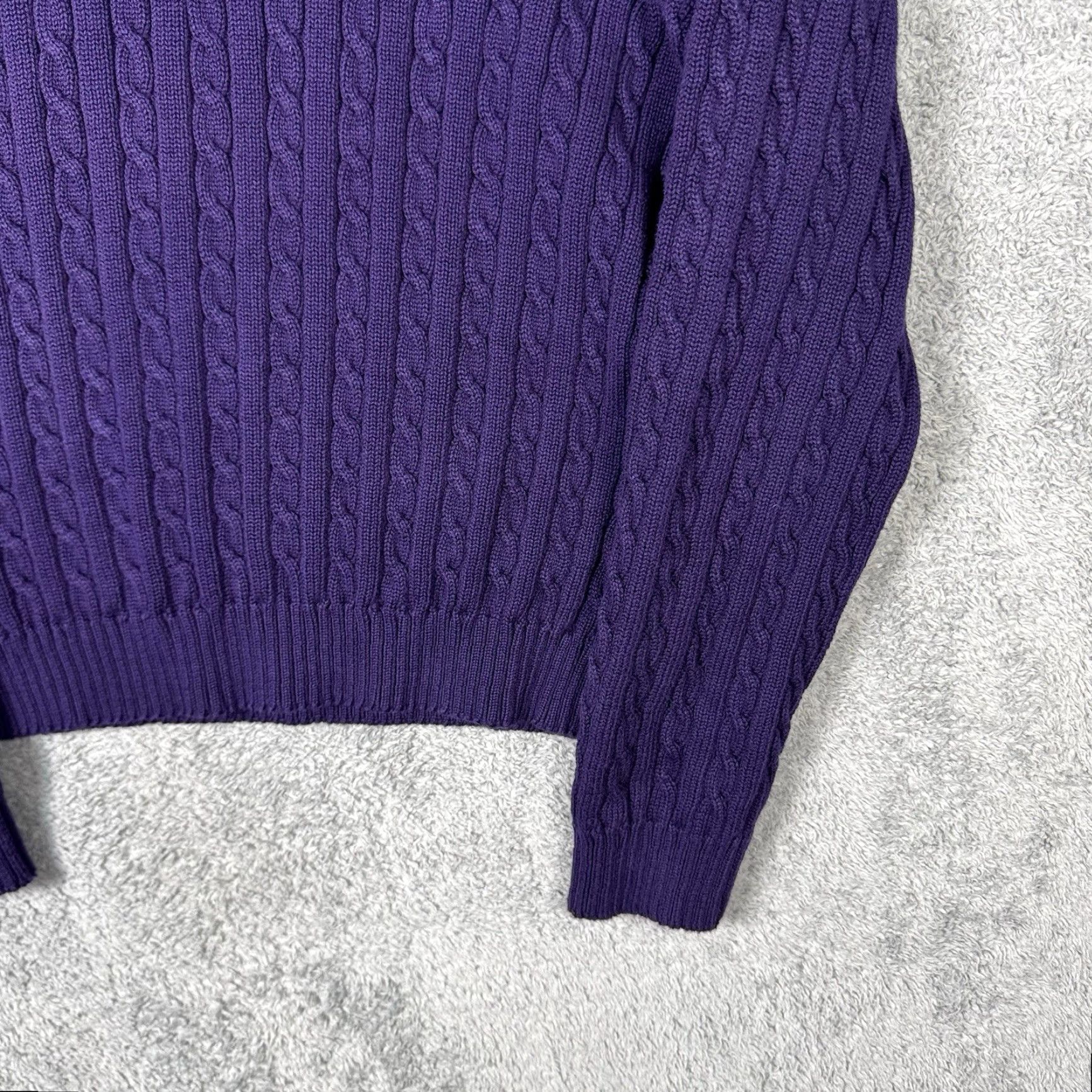 Ralph Lauren VINTAGE Lauren Ralph Lauren Sweater Women XL Cable Knit Pullover Size XL / US 12-14 / IT 48-50 - 4 Thumbnail