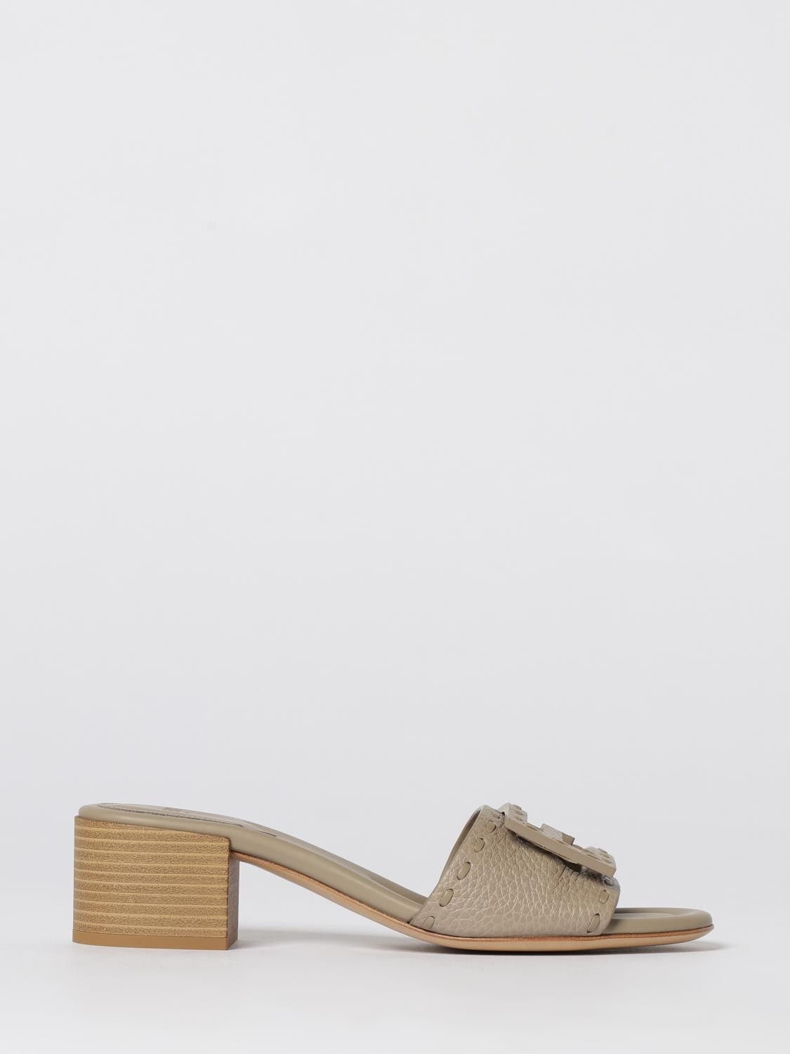 Fendi Heeled Sandal Woman Grey