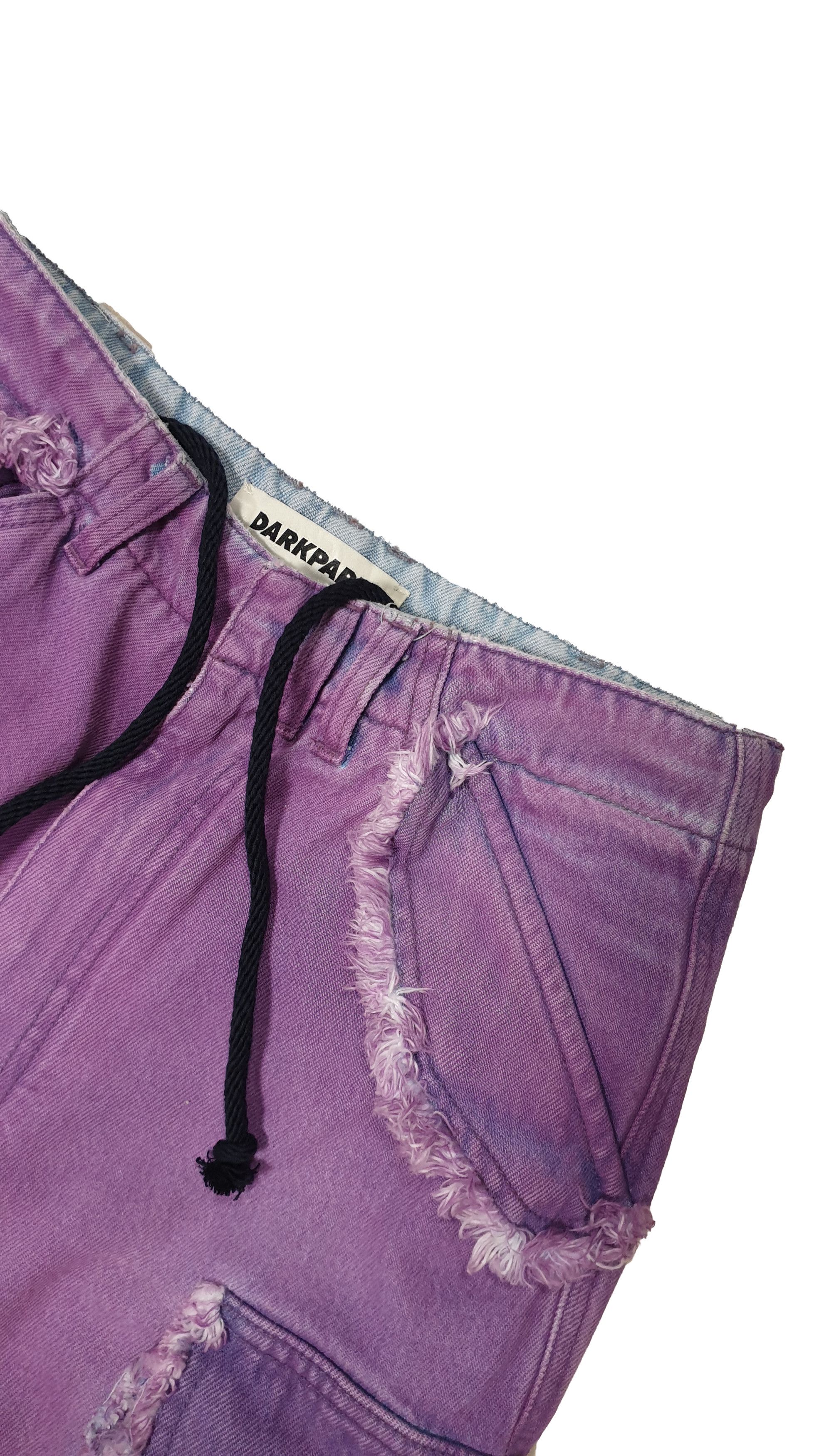 Other DARK PARK DENIM CARGO VIVI ACID PURPLE 8DWP004-F B153001 Size 25" / US 0 / IT 36 - 9 Thumbnail