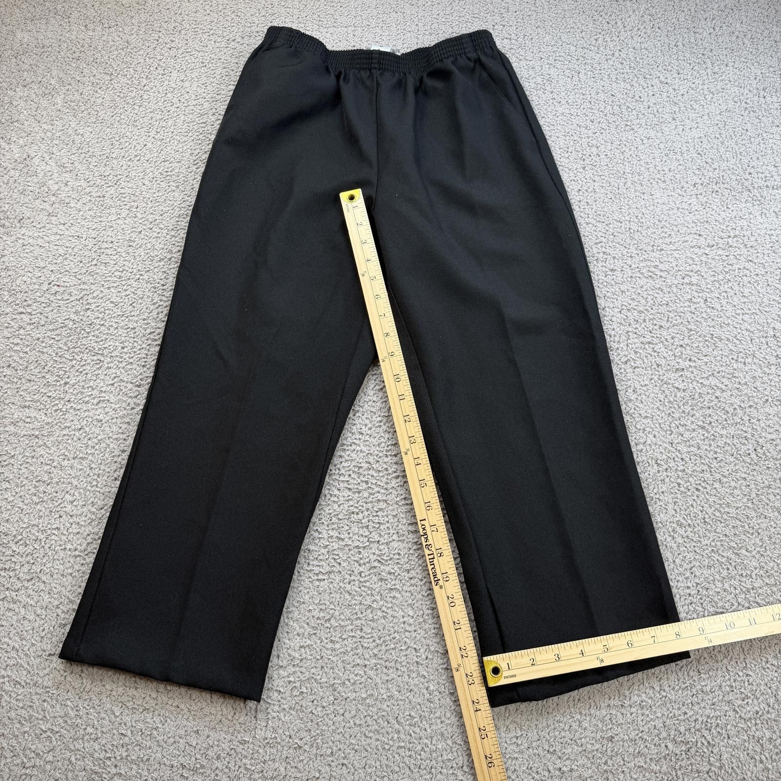 Other Alfred Dunner Women Elastic Waist Dress Pants Petite 6P Size 28" / US 6 / IT 42 - 4 Thumbnail