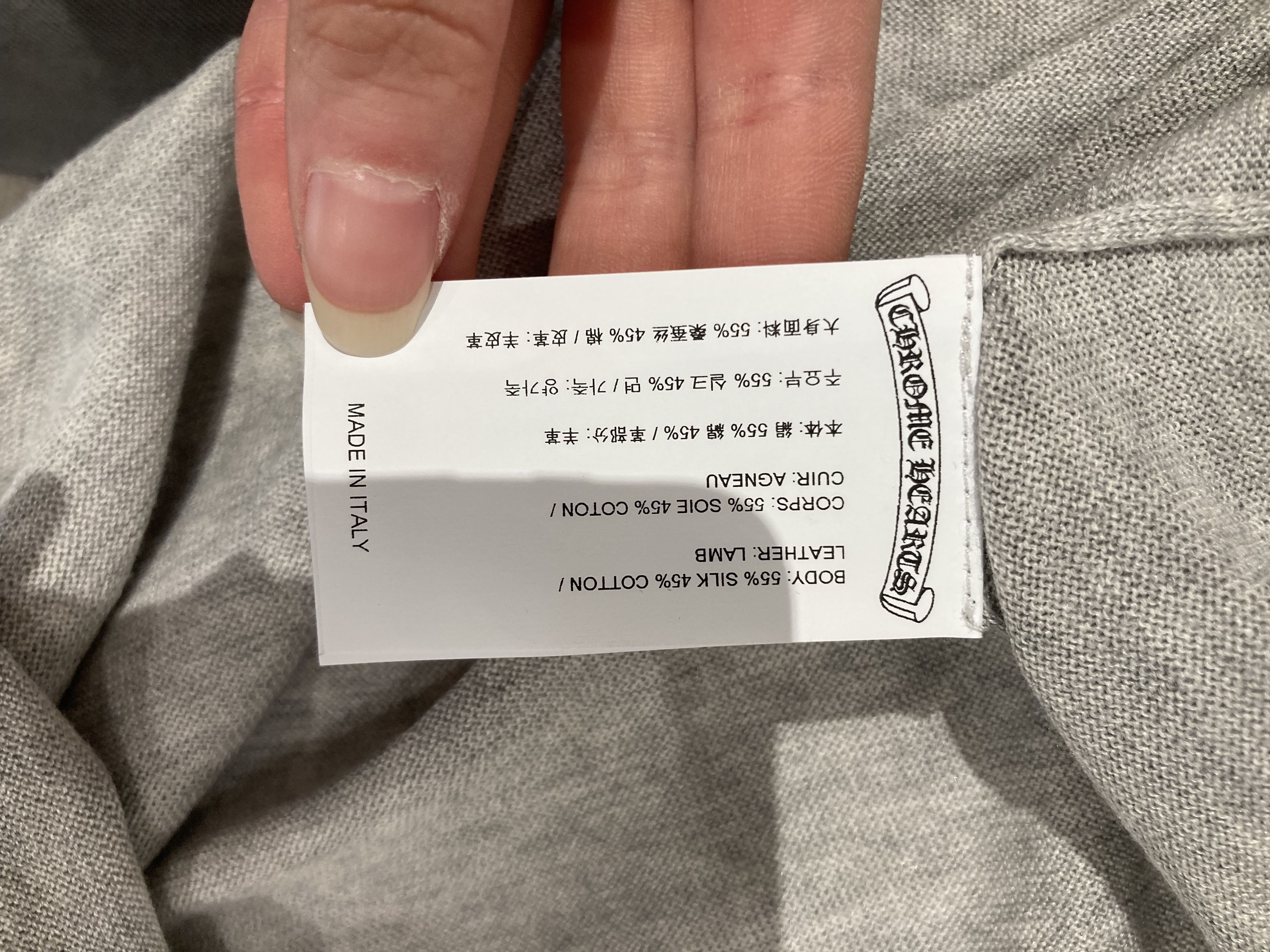 Chrome Hearts Chrome Hearts Cross Patch Embroidered Long Sleeve T-Shirt Size US XXL / EU 58 / 5 - 6 Thumbnail