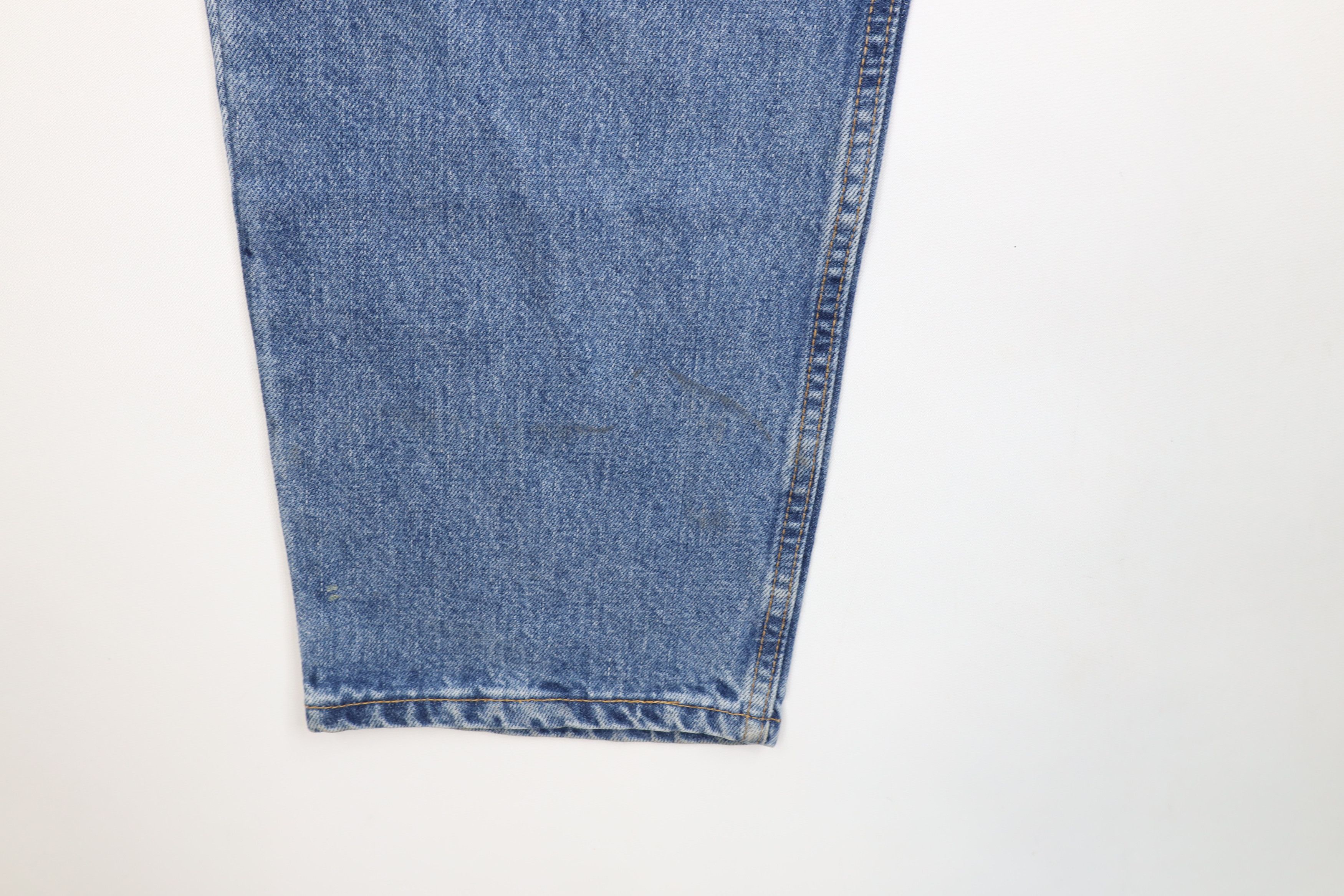 Levi's × Vintage Vintage 90s Levis 550 Relaxed Fit Denim Jeans Blue USA Size US 38 / EU 54 - 6 Thumbnail