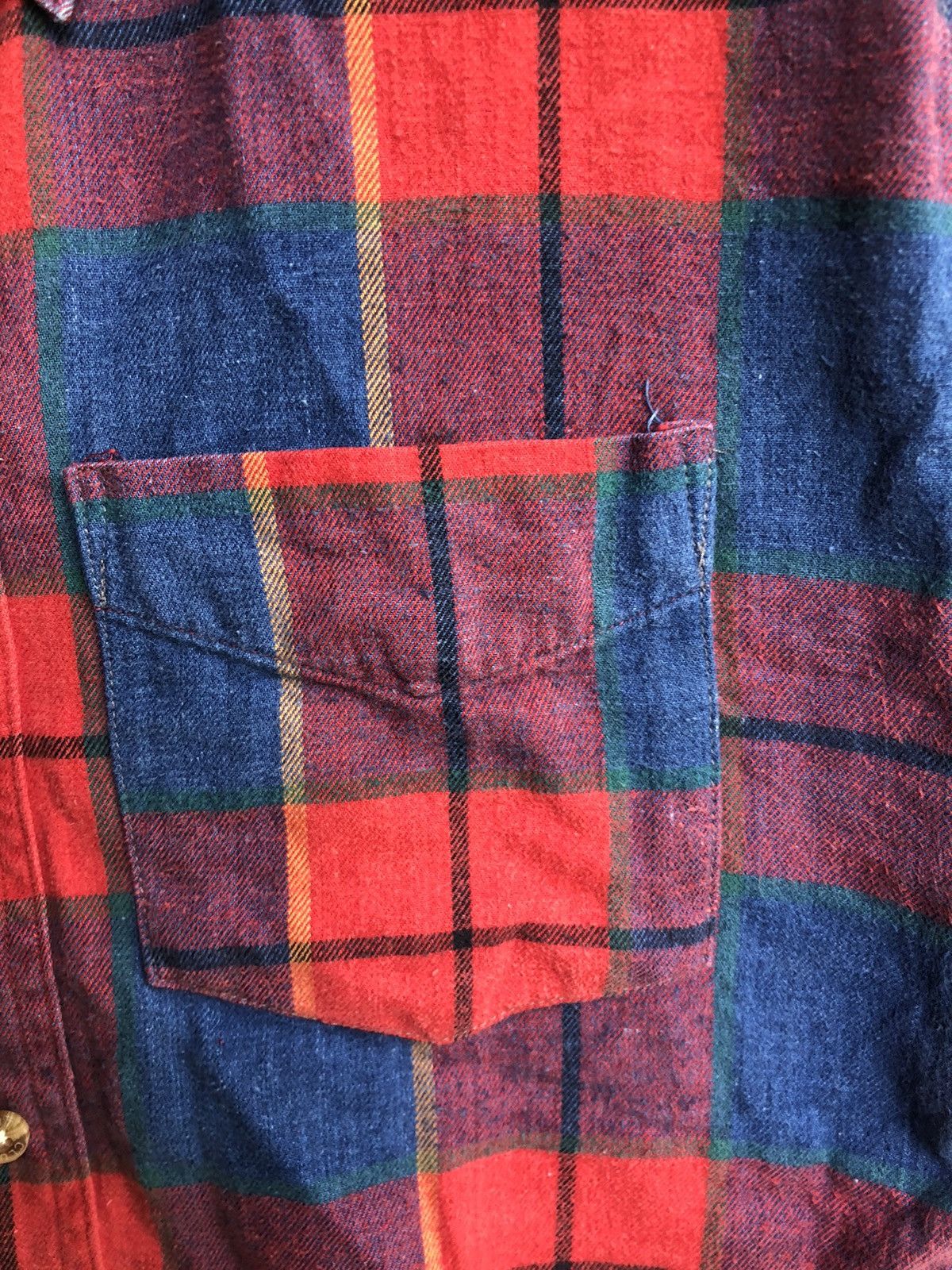Hunt Club × Japanese Brand × Vintage Vintage 90’s Hunt Club Flannel Button Up Size US L / EU 52-54 / 3 - 4 Thumbnail