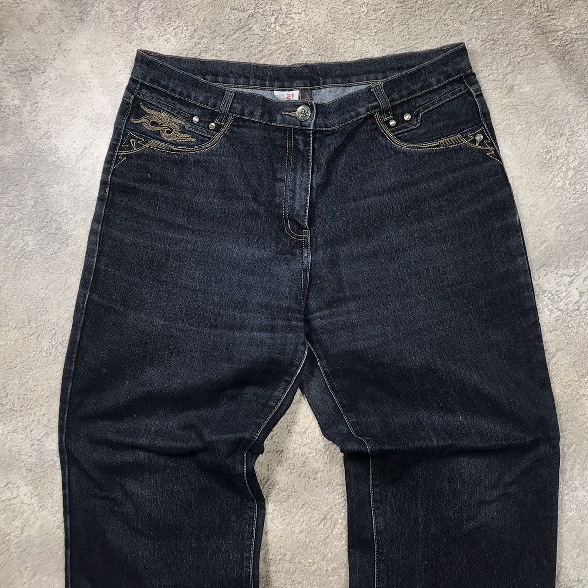 Vintage Vintage Y2K Baggy Distressed Jeans Grunge Skate Logo 32 Size 32" / US 10 / IT 46 - 2 Thumbnail