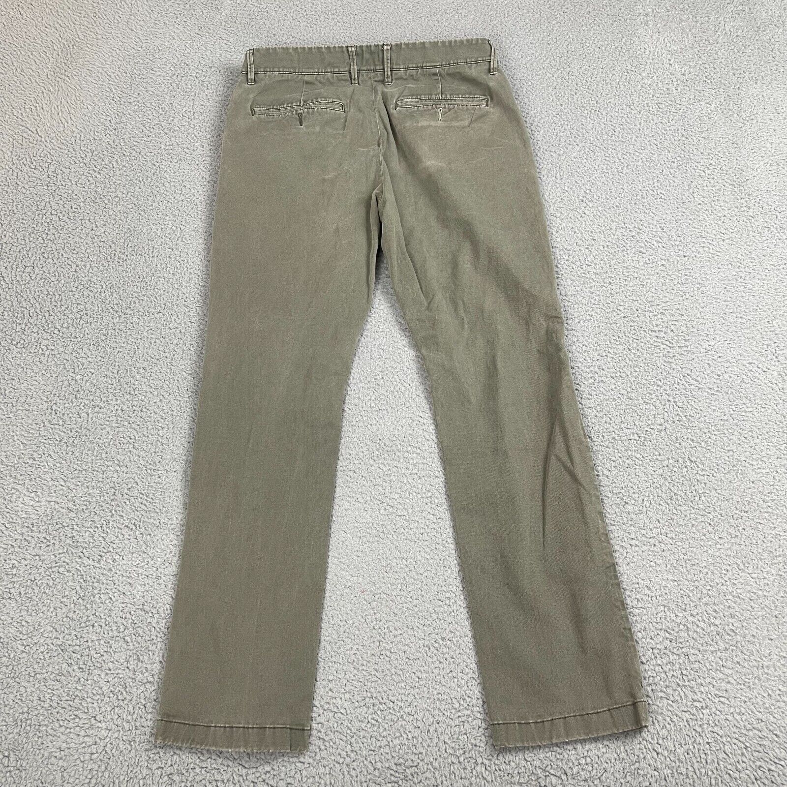 Other Goodfellow Mens Chino Pants 30x32 Green Flat Front Casual Size US 30 / EU 46 - 2 Thumbnail