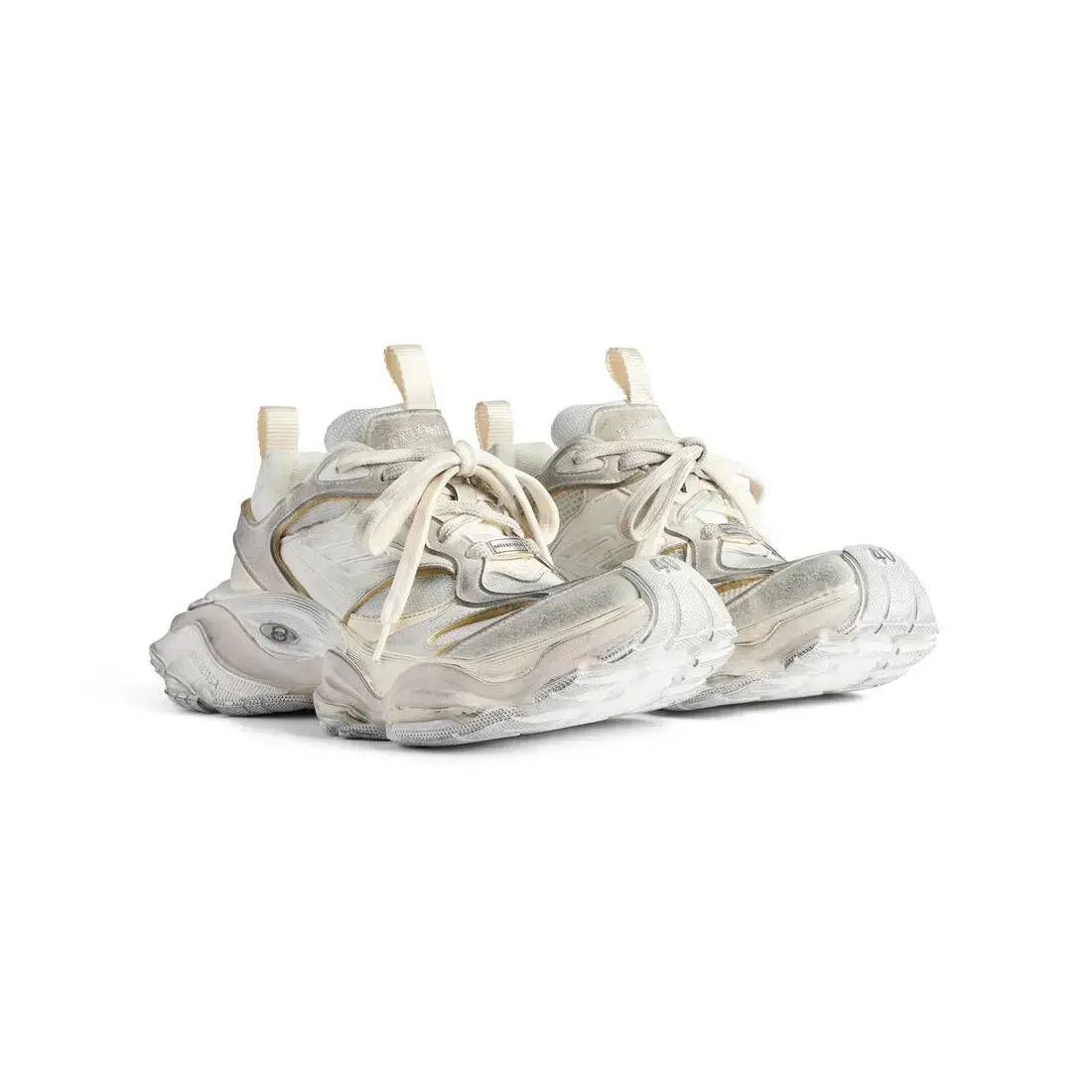 Balenciaga o1tr1nto0525 Cargo Sneakers in Beige/White Size US 12 / EU 45 - 2 Thumbnail