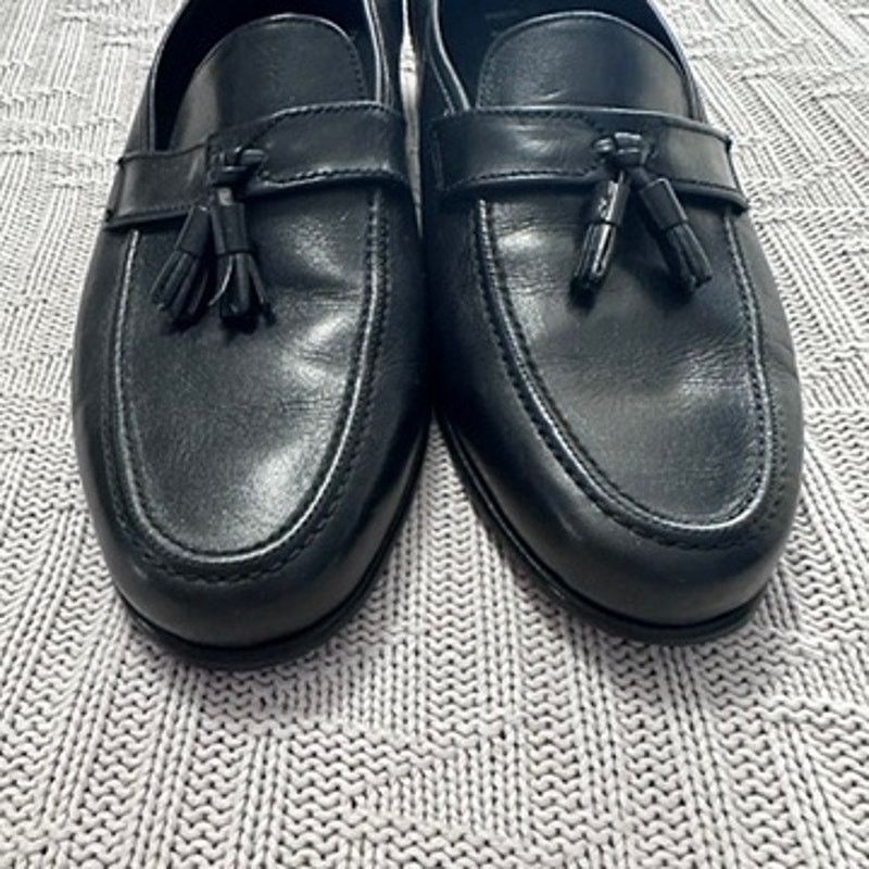 Florsheim Vintage Florsheim Flexibles black leather tassel loafers Size US 10 / EU 43 - 2 Thumbnail