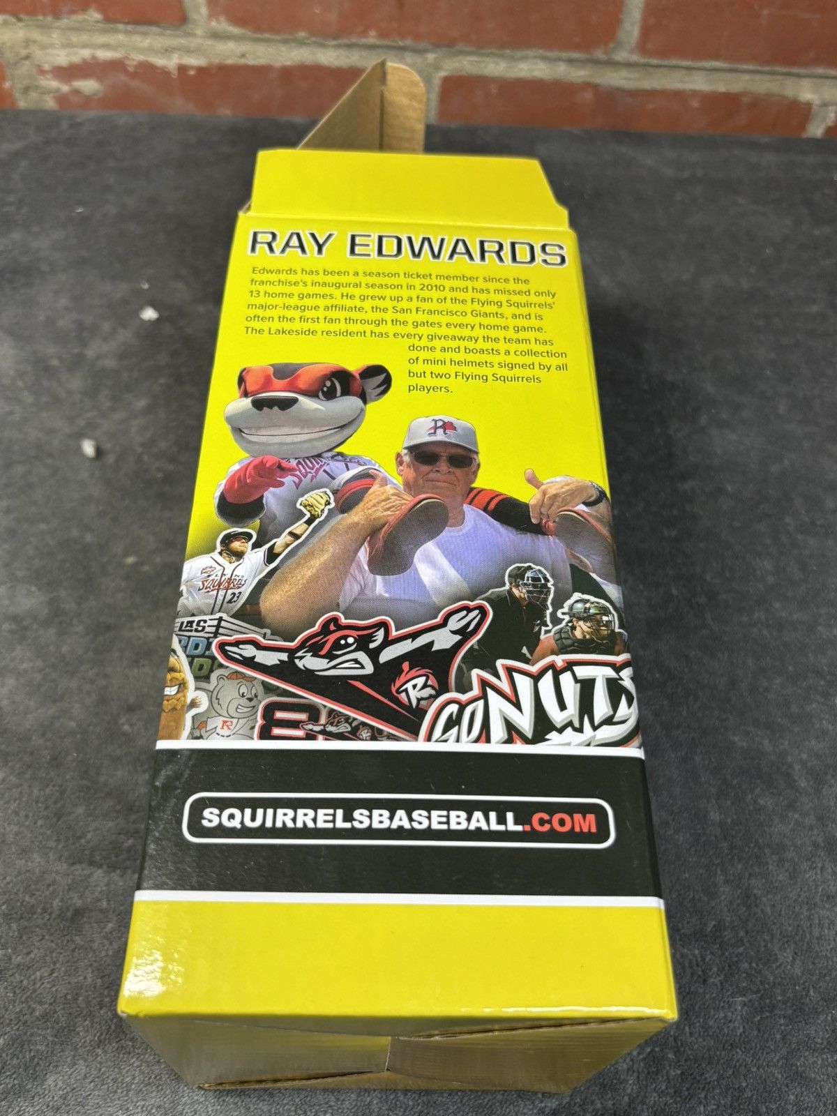 MLB Richmond Flying Squirrels Ray Edwards Fan Bobblehead SGA Size ONE SIZE - 11 Thumbnail