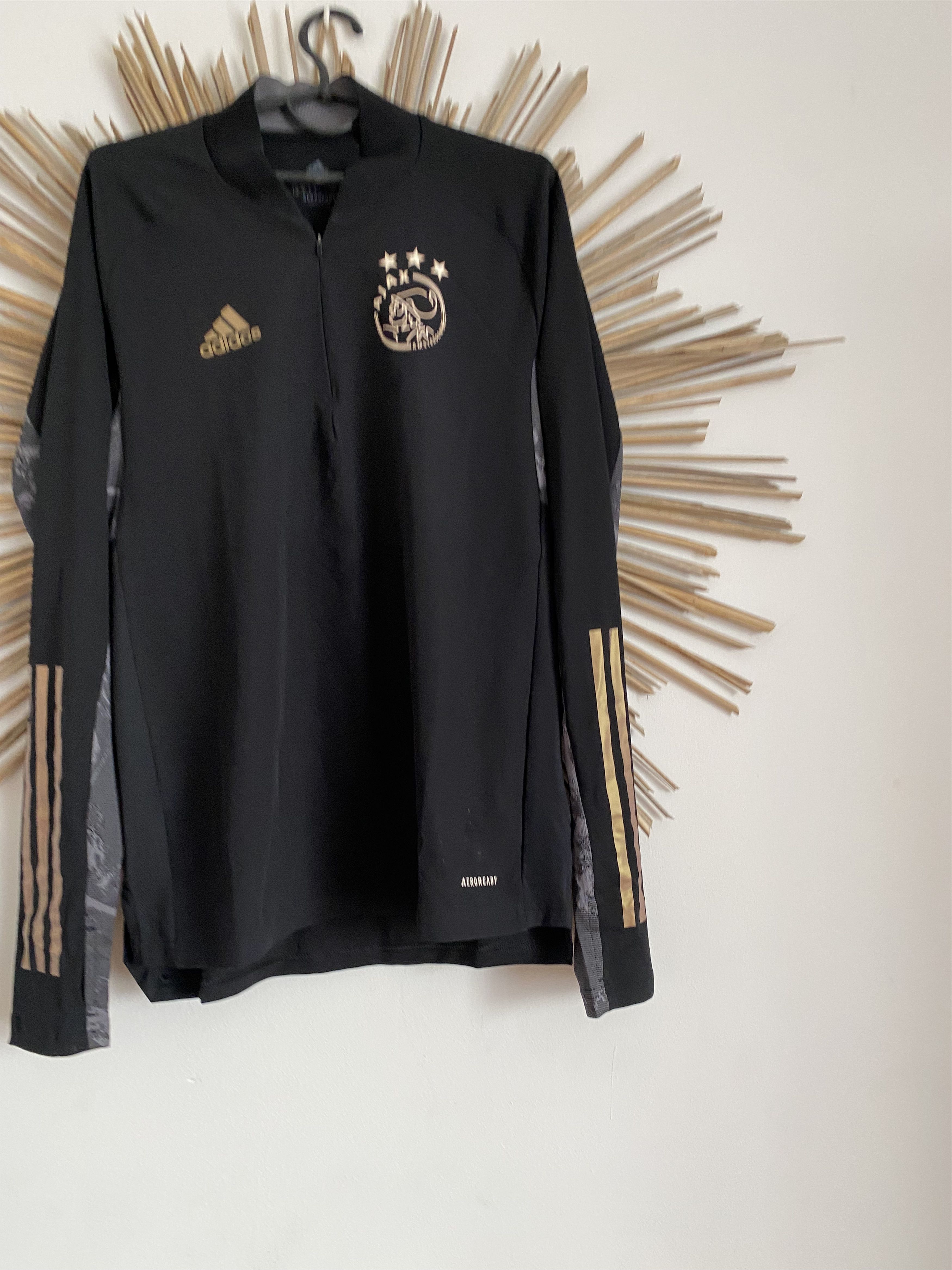 Adidas AJAX 2022 2023 adidas training 1/3 zip hoodie sweatshirt Size US S / EU 44-46 / 1 - 2 Thumbnail