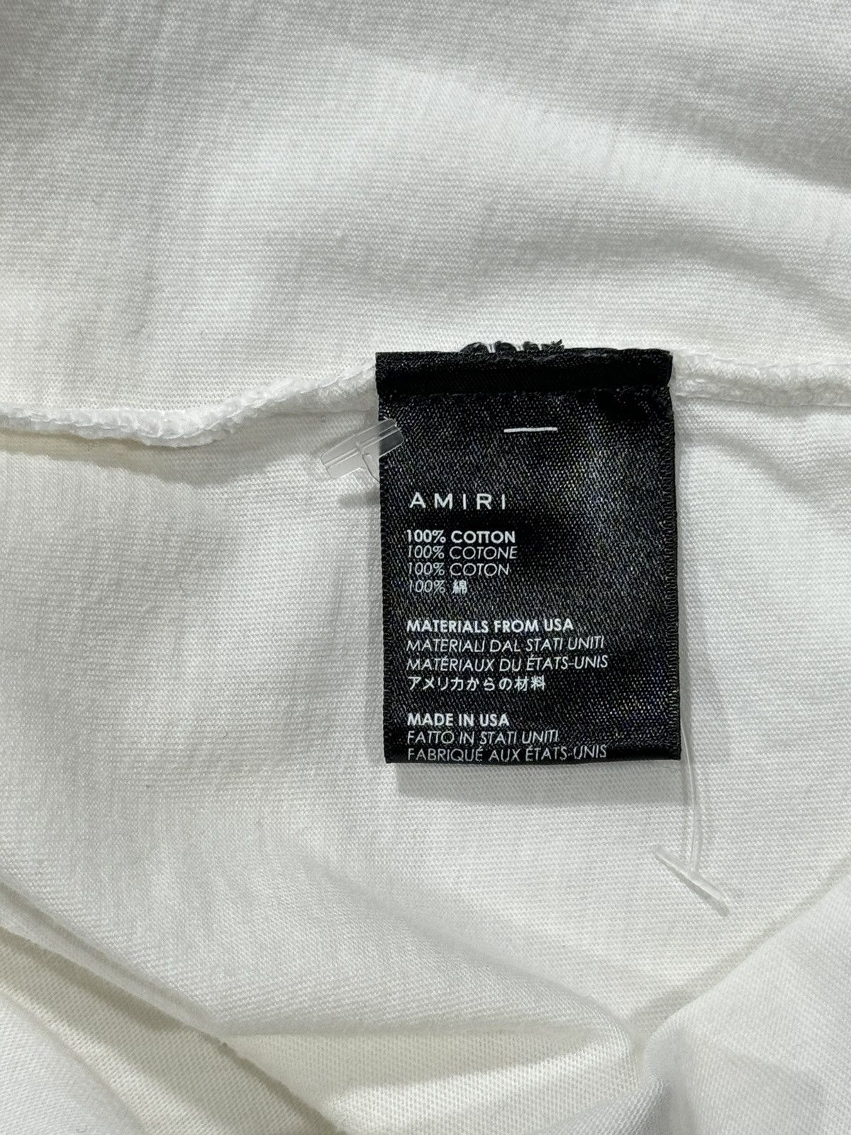 Amiri Amiri 'Smoke' Tee Sz XL Size US XL / EU 56 / 4 - 4 Thumbnail