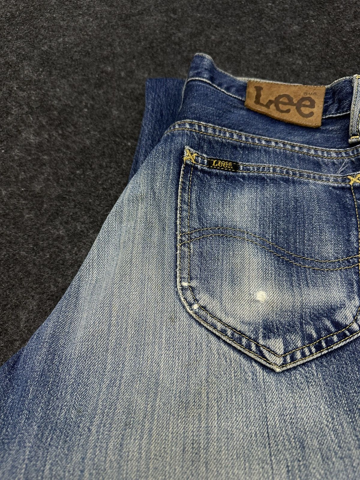 Lee Vintage 80s Lee Rider Sanforized Destroyed Denim 28x32 F34 Size US 28 / EU 44 - 19 Thumbnail