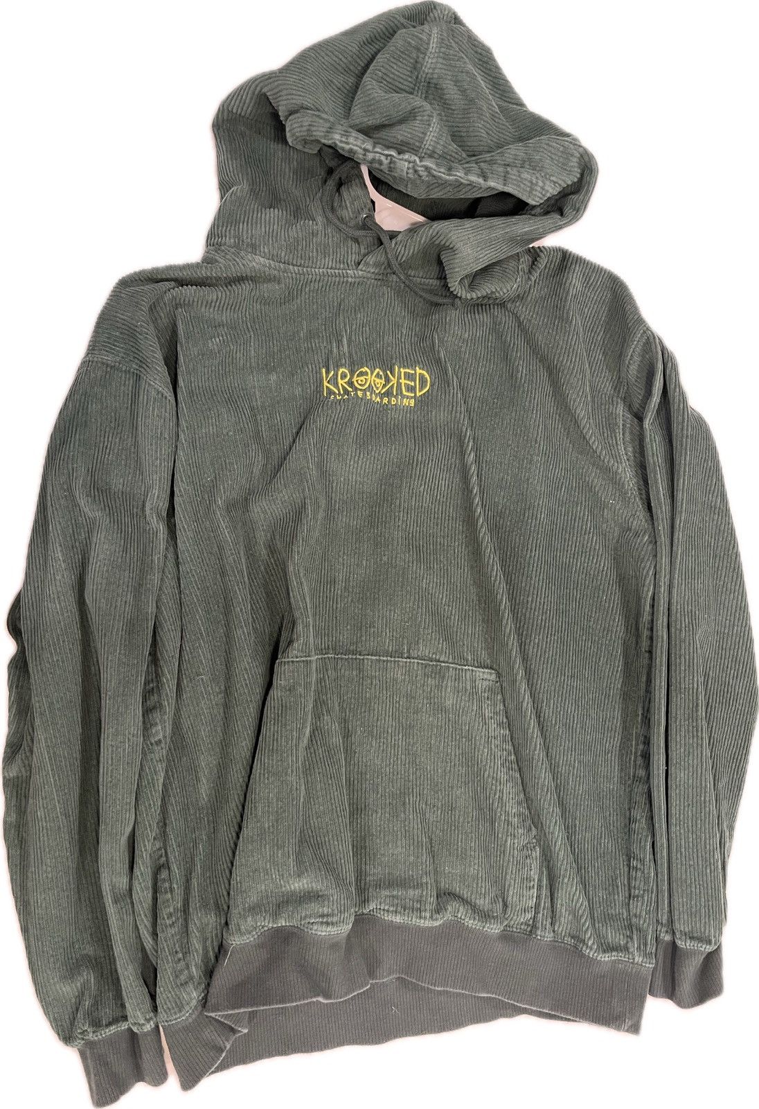 Krooked Krooked Skateboard Green Hoodie - Medium Size US M / EU 48-50 / 2 - 2 Thumbnail