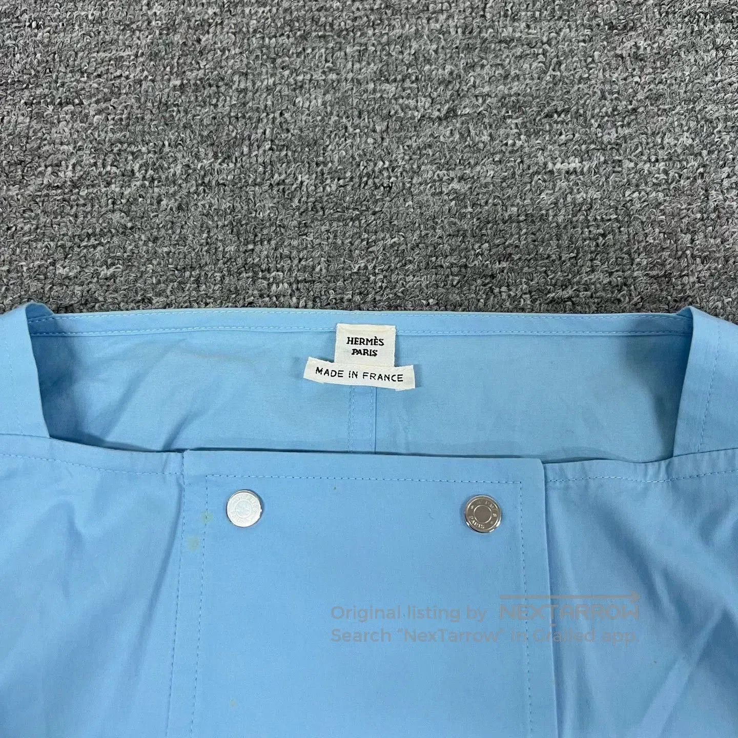 Hermes Hermes Showpiece Blue Top Size 38. Size S / US 4 / IT 40 - 6 Thumbnail