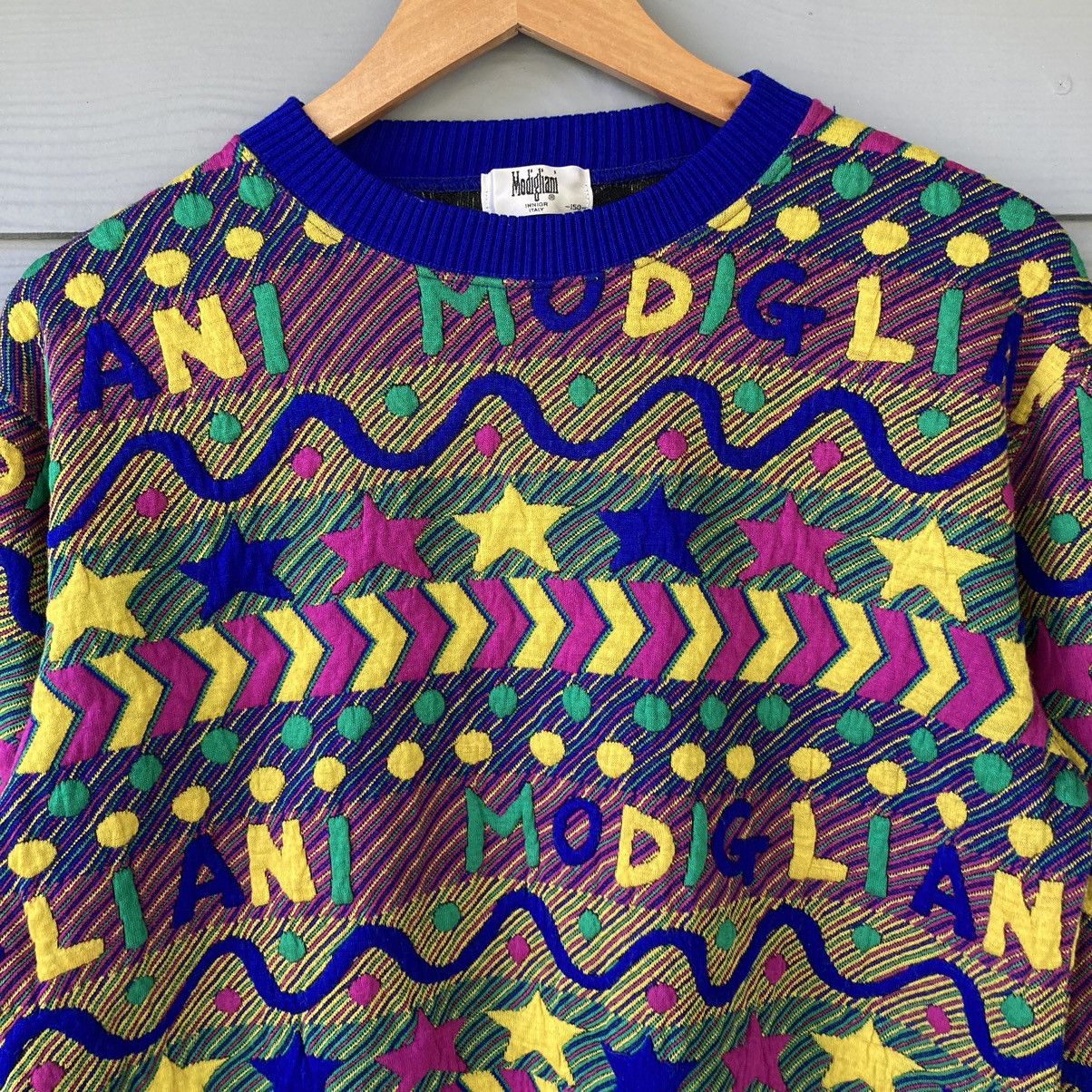 Vintage Vintage Modigliani Multicoloured Jumper Size US S / EU 44-46 / 1 - 4 Thumbnail