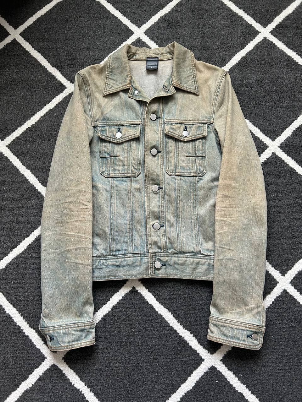 Dior × Kris Van Assche FW17 Dan witz Mosh Pit denim jacket Dior
