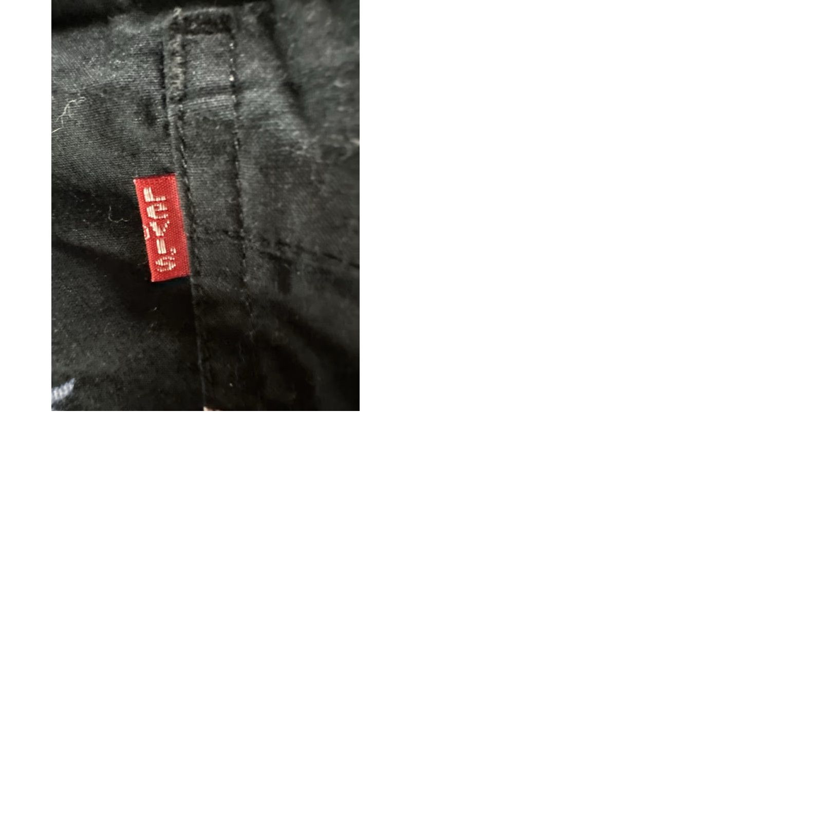 Levi's VINTAGE Levis Mens Button Up Shirt Mens Large Black Palm Trees AOP Tropical Surfwear Size US L / EU 52-54 / 3 - 9 Thumbnail