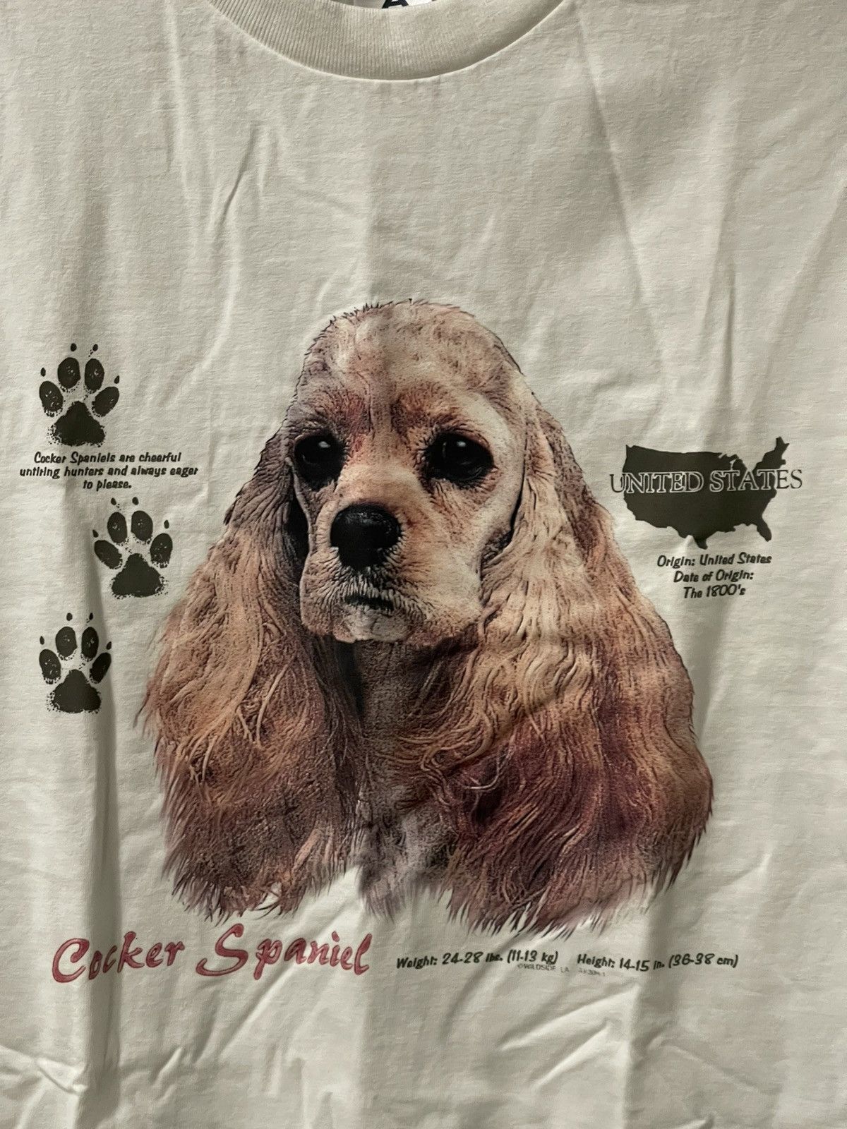 Alstyle × Vintage Vintage Y2K Cocker Spaniel Dog Portrait Shirt Size Medium Size US M / EU 48-50 / 2 - 2 Thumbnail