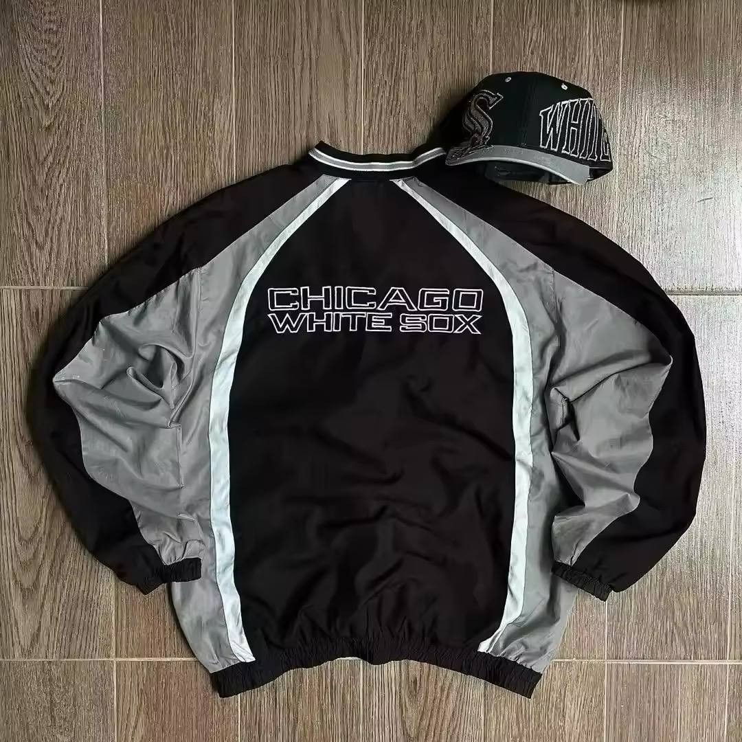 Japanese Brand × Vintage v-neck street sportswear Size US L / EU 52-54 / 3 - 4 Thumbnail