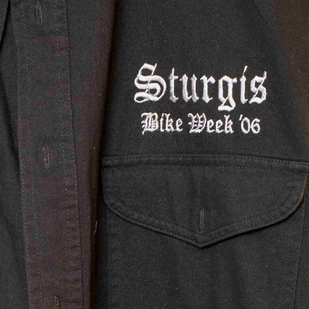 Vintage VINTAGE Motorcycle Biker Hog Shirt 2006 Sturgis Bike Week Cutoff 2XL XXL Black 2XL Big & Tall Mens Shirt Harley Davidson? Size US XXL / EU 58 / 5 - 5 Thumbnail