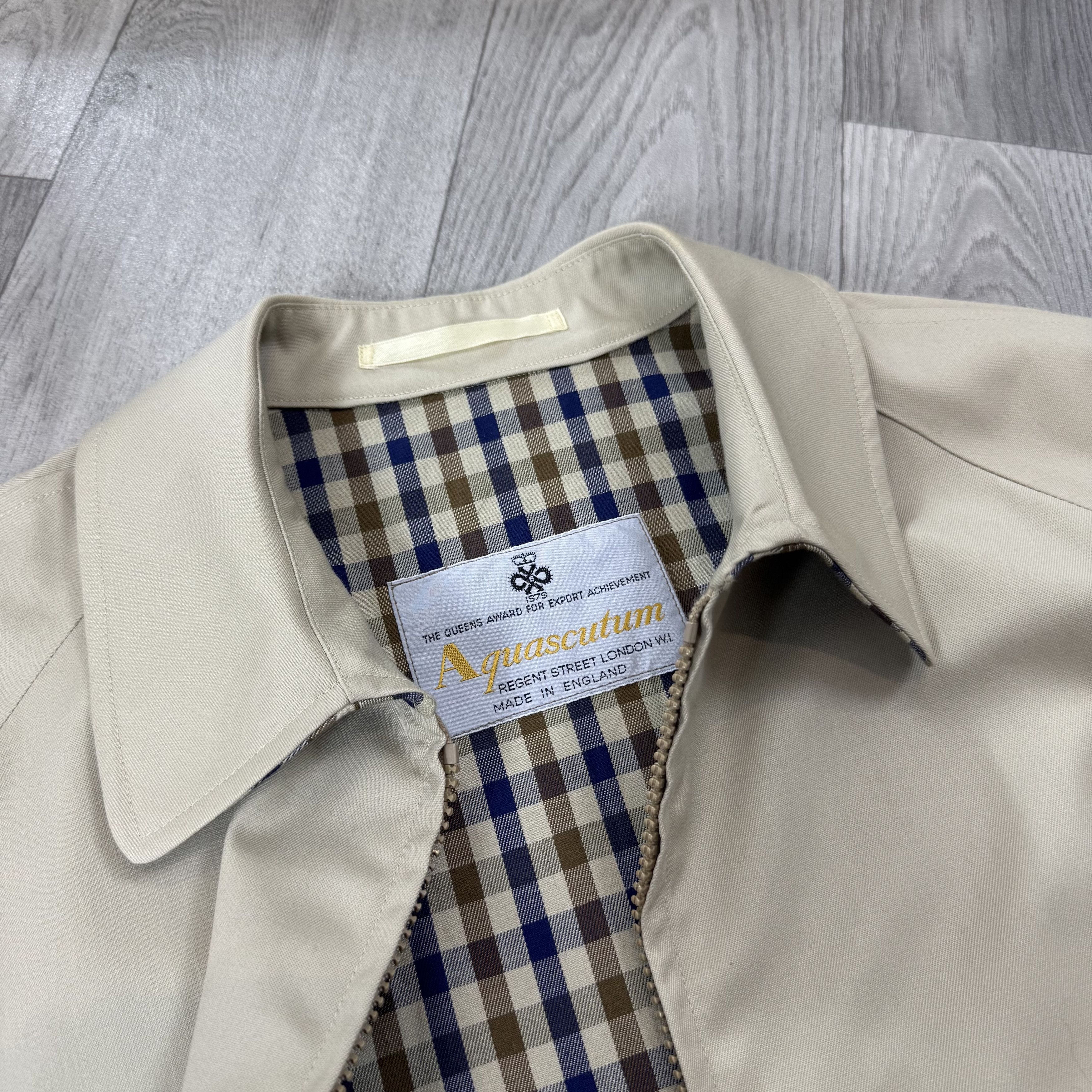 Aquascutum Vintage Aquasqutum 90s Old Money Women's Beige Jacket Size M / US 6-8 / IT 42-44 - 13 Thumbnail