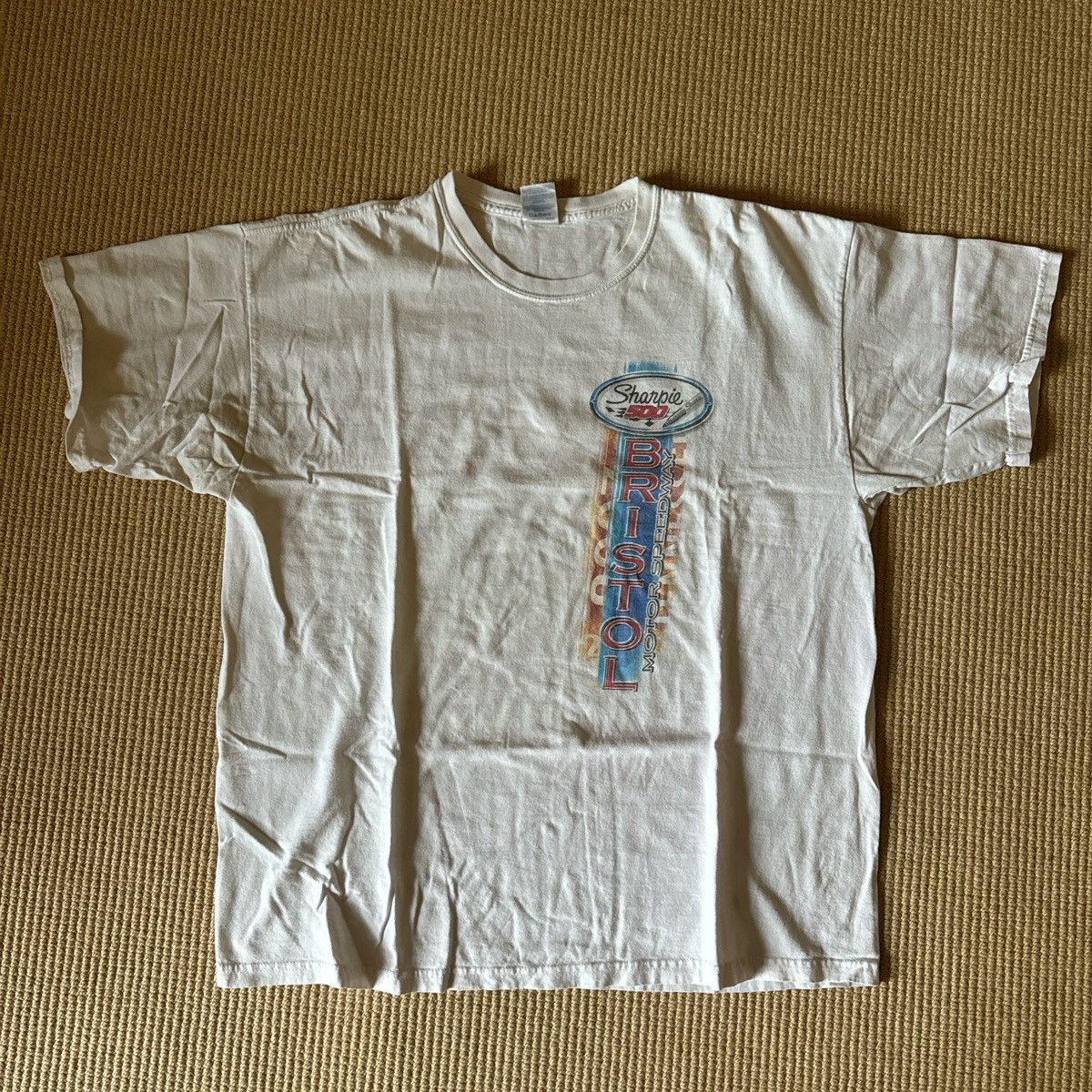 NASCAR × Vintage Vintage NASCAR Bristol Sharpie T shirt Size US XL / EU 56 / 4 - 1 Thumbnail