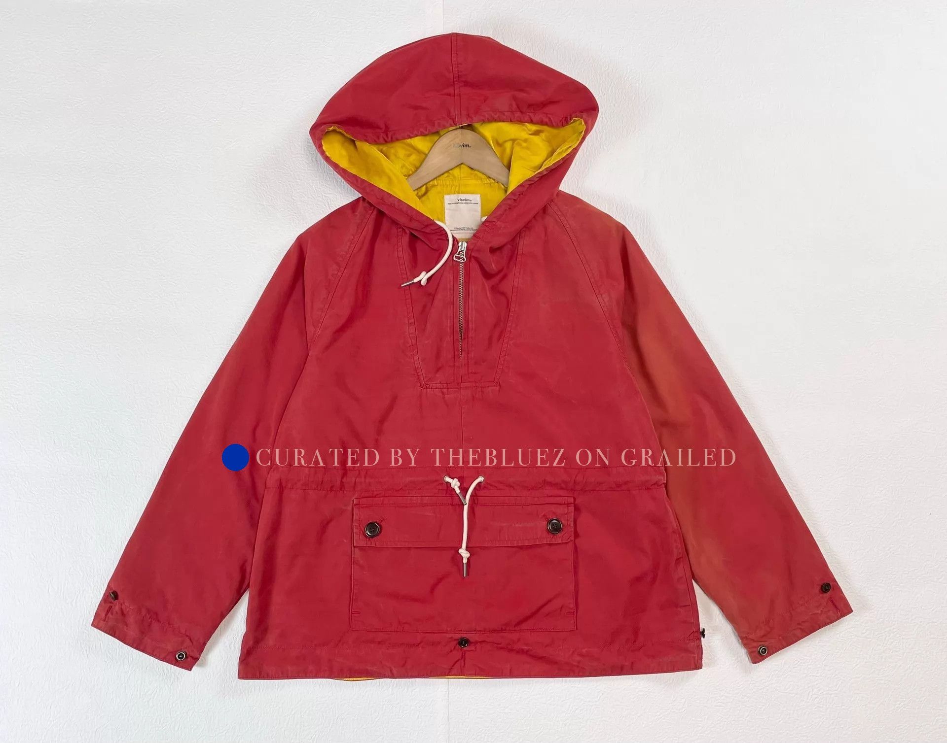 Visvim Vintage Mud-Dyed Parka in Red Size US S / EU 44-46 / 1 - 1 Thumbnail