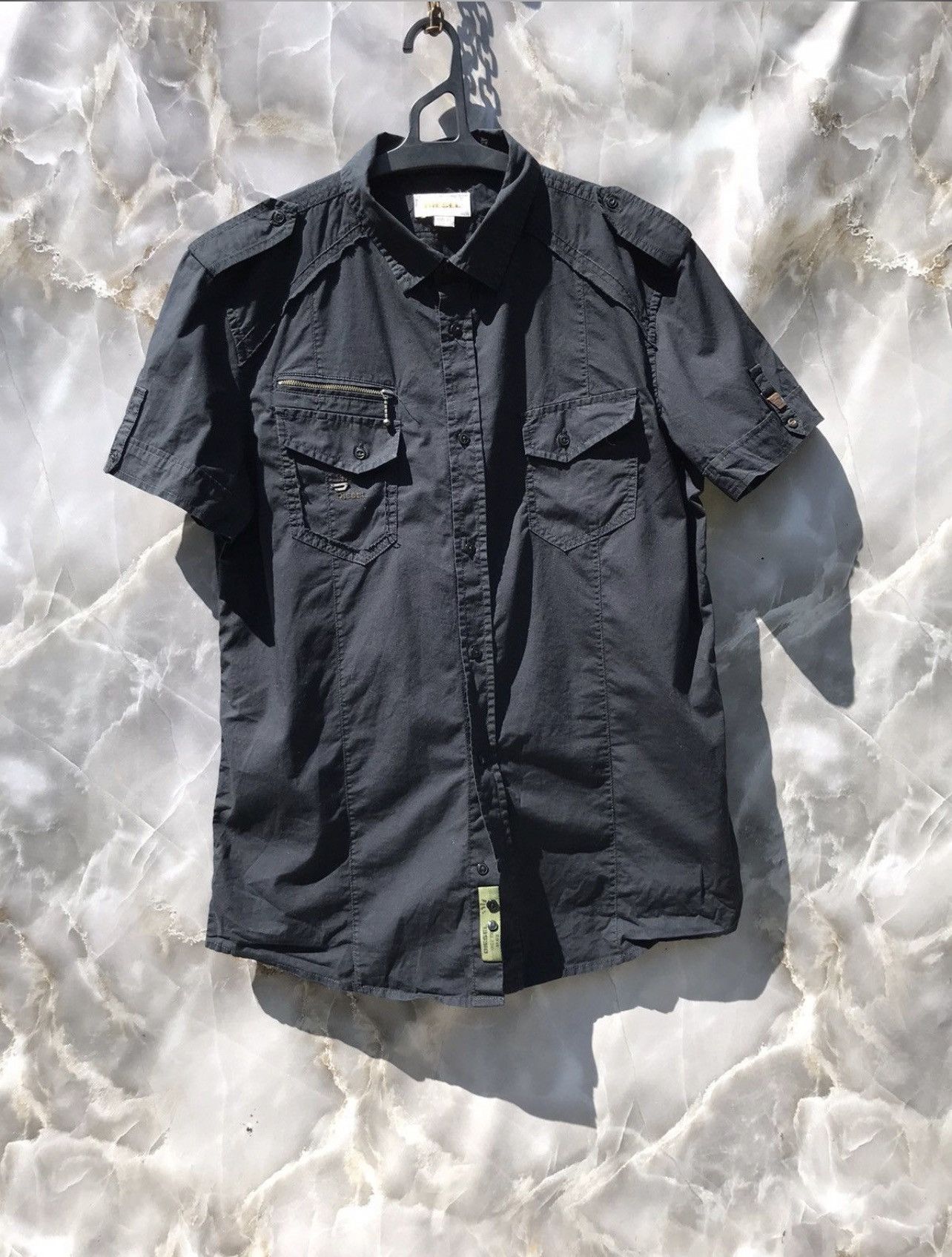 Diesel Vintage Diesel Distressed Y2k Shirt Size XL / US 12-14 / IT 48-50 - 1 Thumbnail