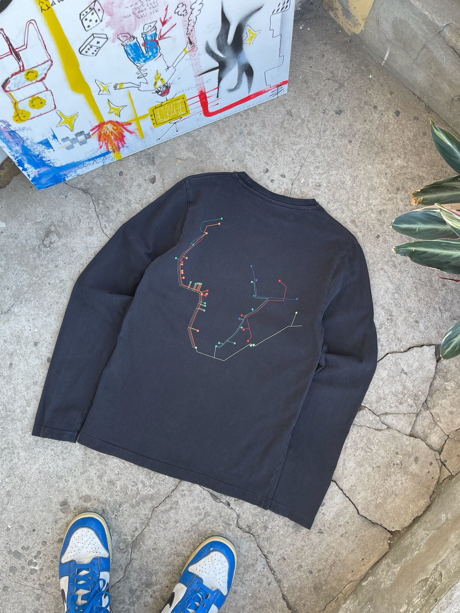Daily Paper Daily Paper Racing Longsleeve Headlines Lagos T-shirt Y2k Size US S / EU 44-46 / 1 - 2 Thumbnail