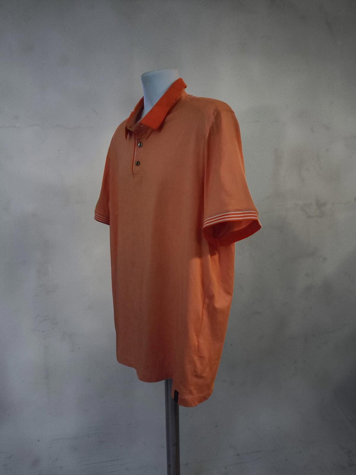 Perry Ellis Perry Ellis Tall 2XL Orange Polo Shirt Size US XXL / EU 58 / 5 - 4 Thumbnail