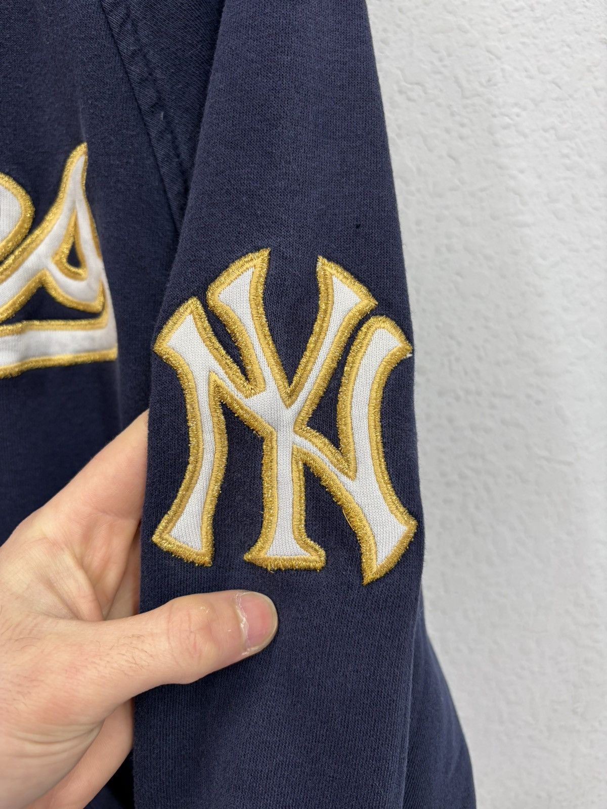 New York Yankees Red Y2K Yankees Zip Hoodie w/ Rhinestone Buttons New York Size US M / EU 48-50 / 2 - 9 Thumbnail