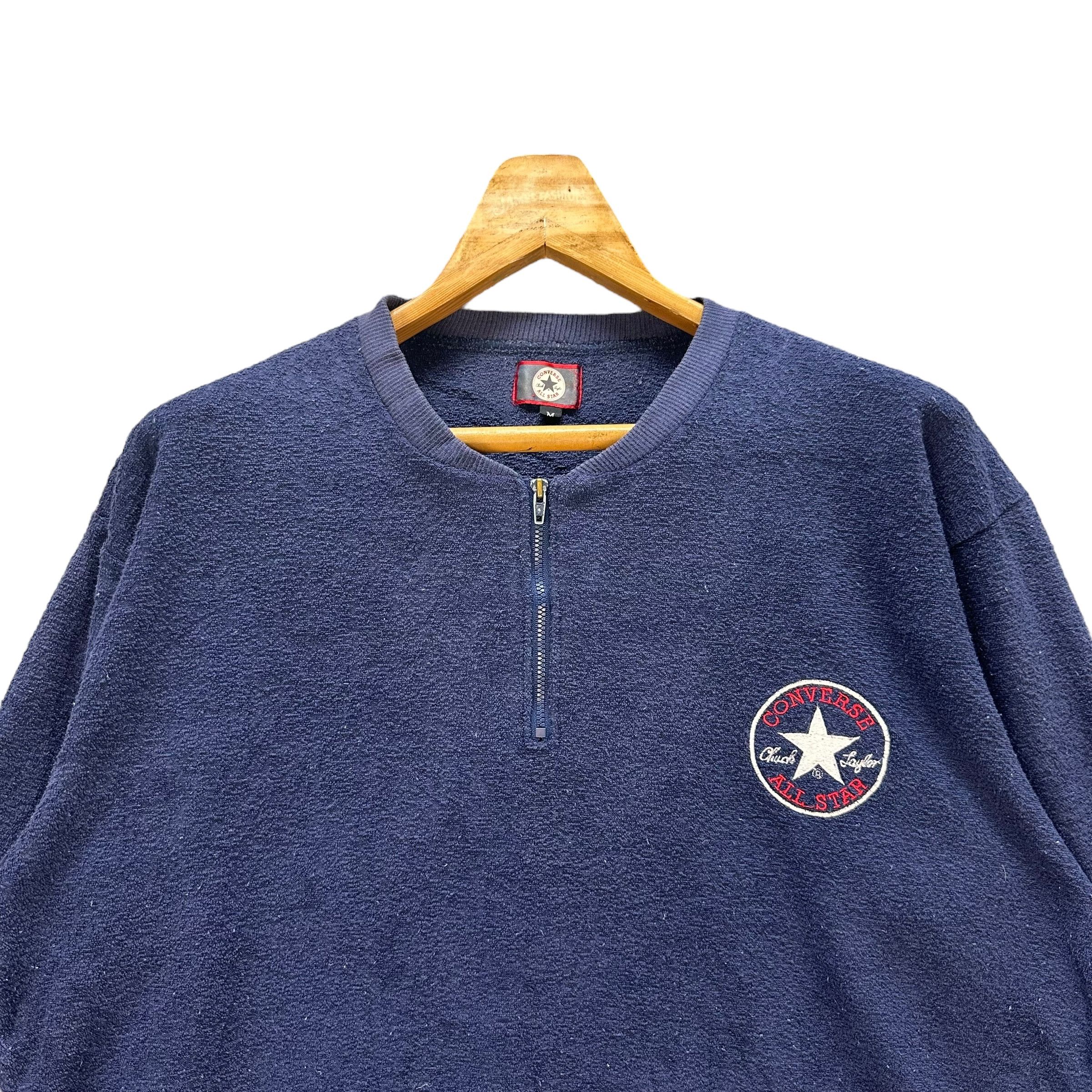 Converse Converse Half Zip Pullover Fleece Sweater #9196-69 Size US M / EU 48-50 / 2 - 2 Thumbnail