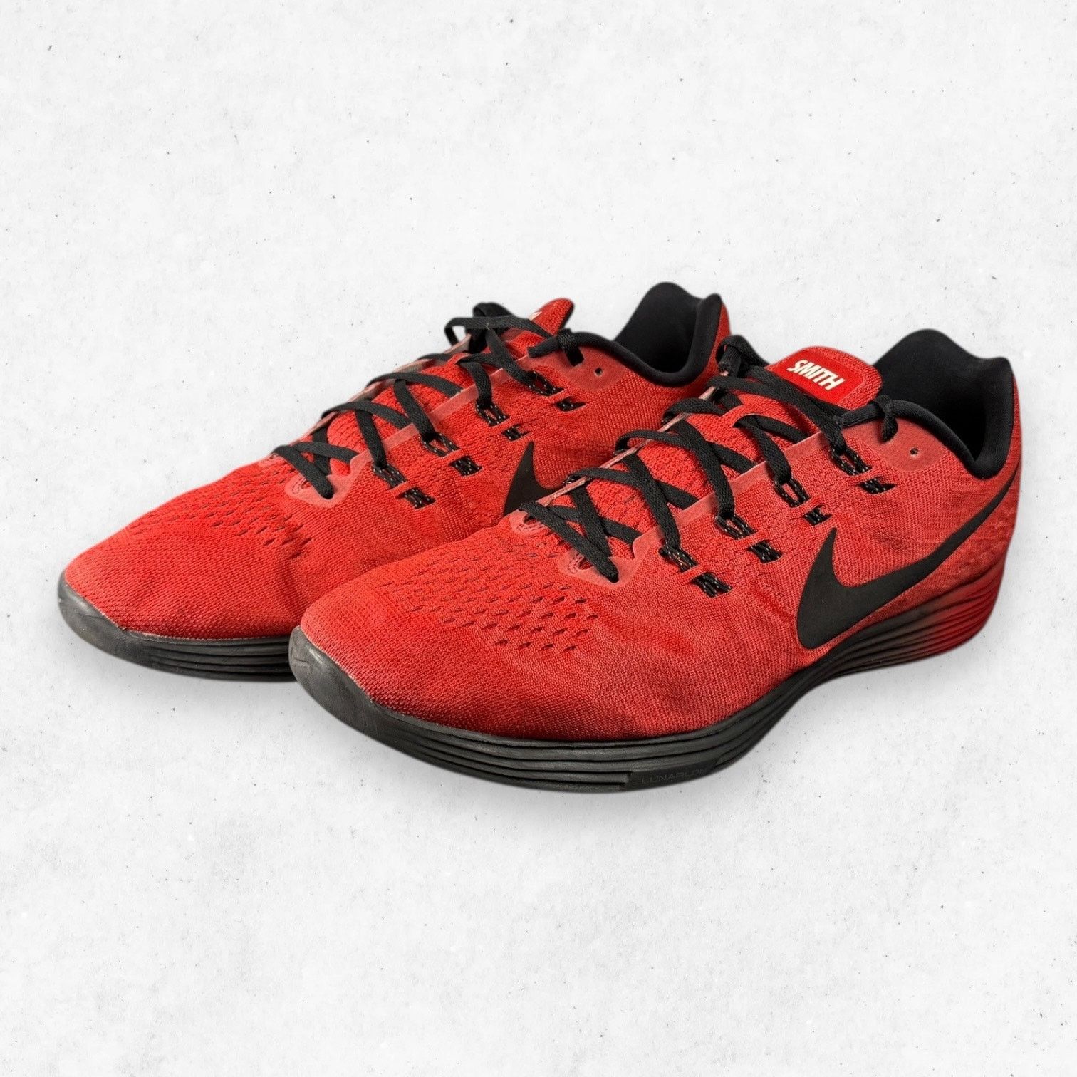 Nike Nike iD Custom Flyknit Running Shoe Red Black 14W Size US 14 / EU 47 - 3 Thumbnail