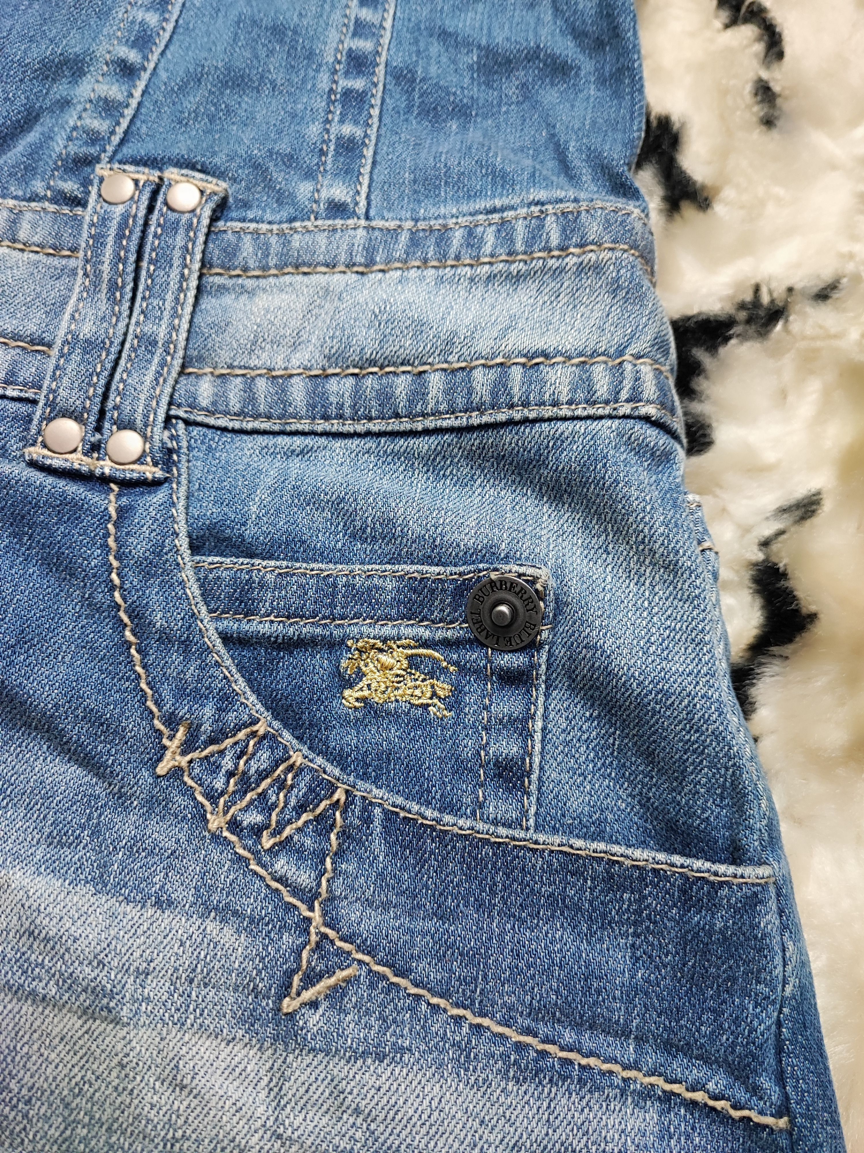 Burberry Vintage Burberry Blue Label Jeans Mini Dress Size XS / US 0-2 / IT 36-38 - 5 Thumbnail