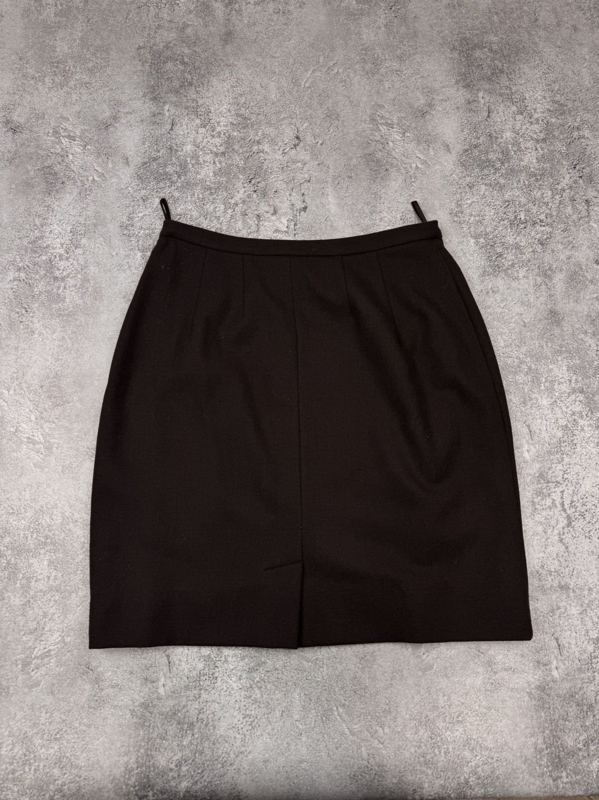 Prada Prada Women Wool Classic Brown Skirt Size 42(XS) Size 28" / US 6 / IT 42 - 4 Thumbnail